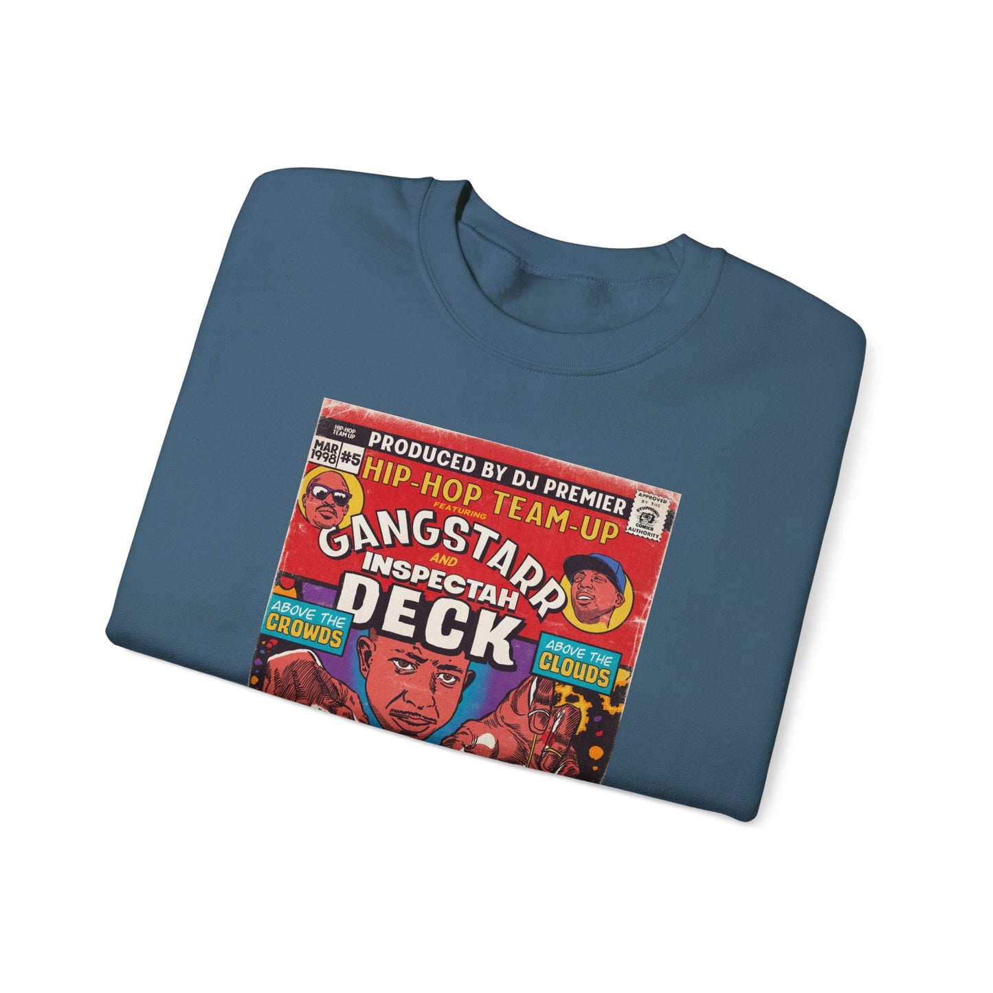 Gang Starr & Inspectah Deck - Above The Clouds - Unisex Heavy Blend™ Crewneck Sweatshirt
