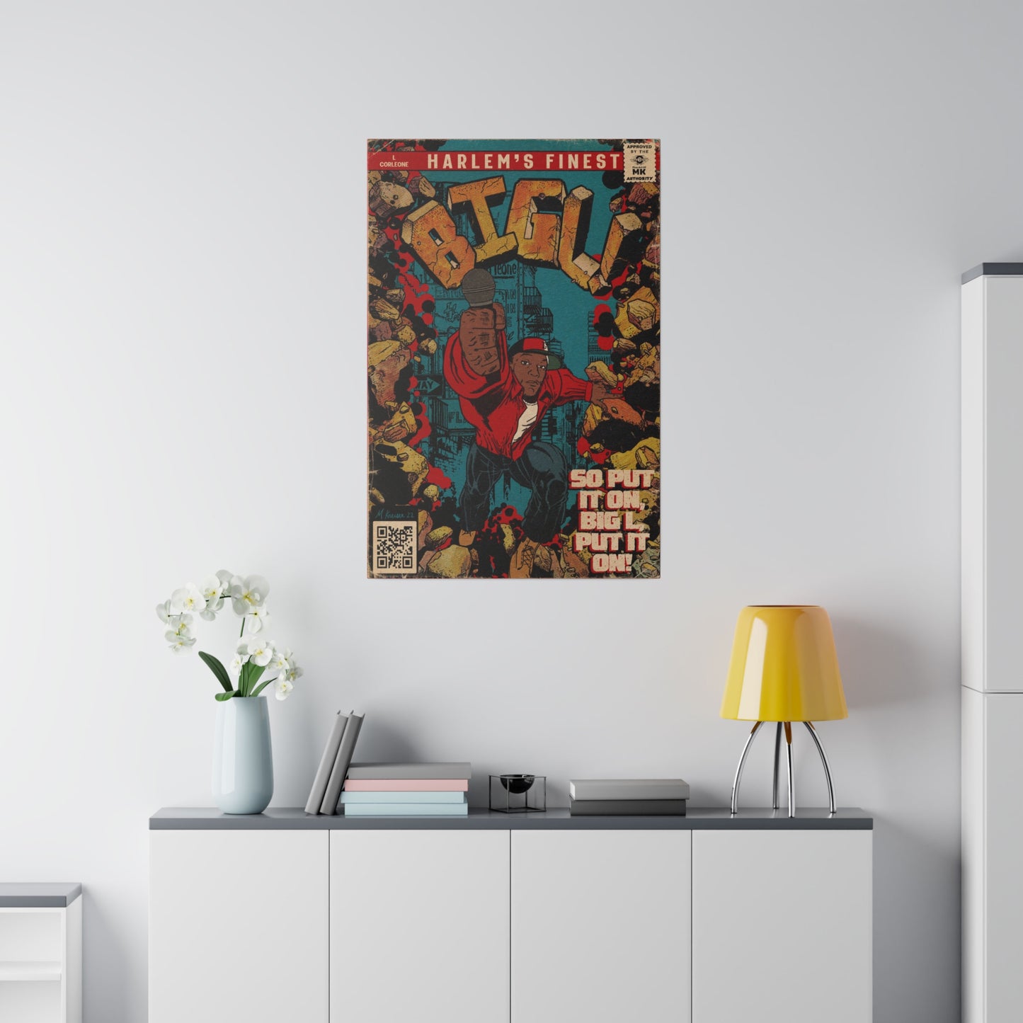 Big L - Put It On - Matte Canvas, Stretched