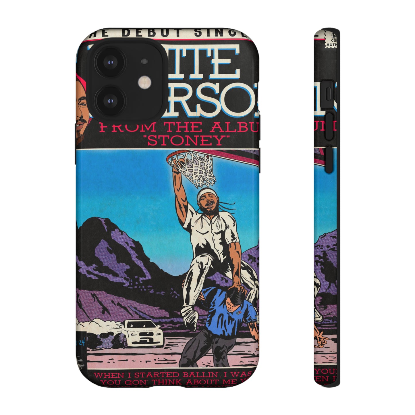Post Malone - White Iverson - Tough Phone Cases