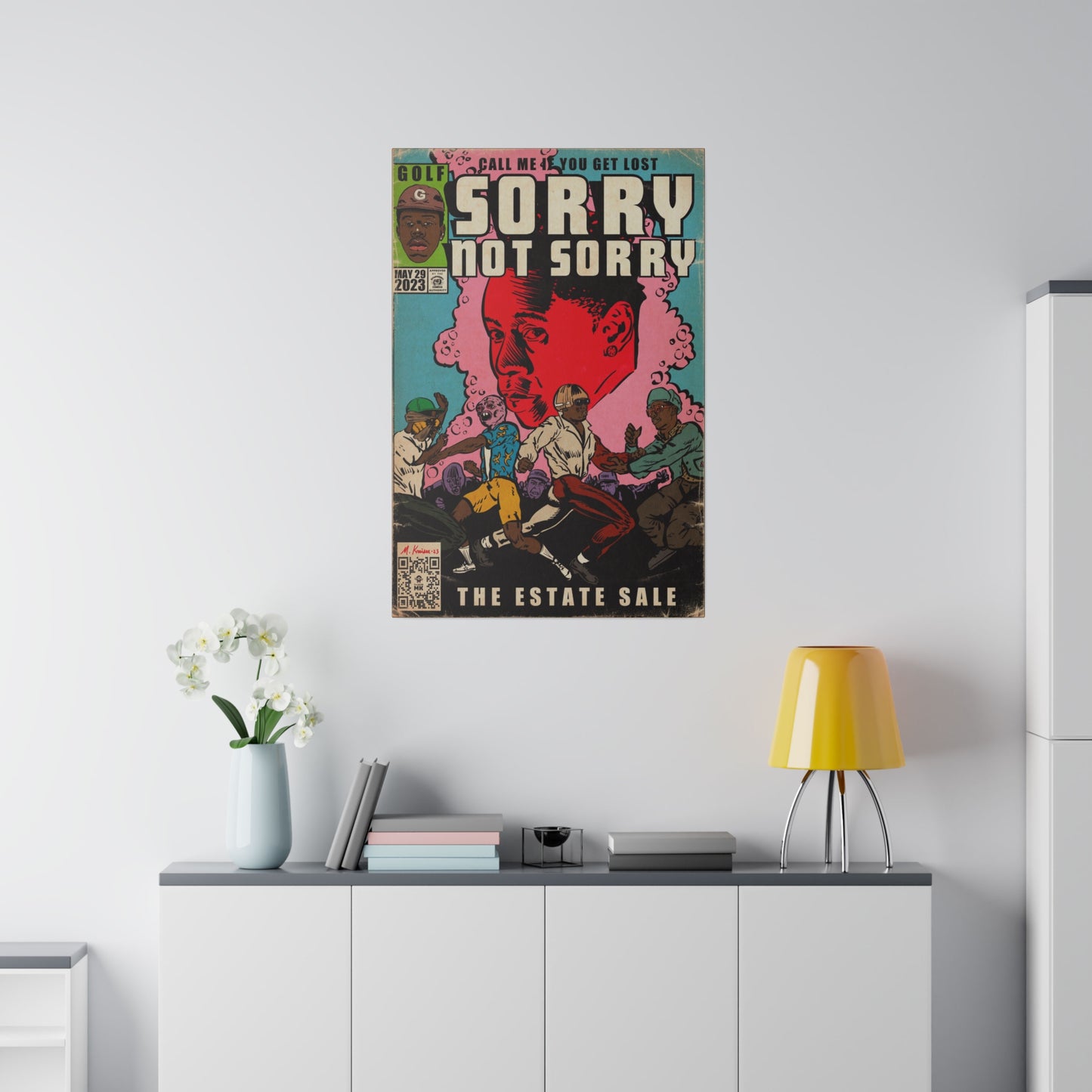 Tyler, The Creator - Sorry Not Sorry - Matte Canvas, Stretched, 0.75"
