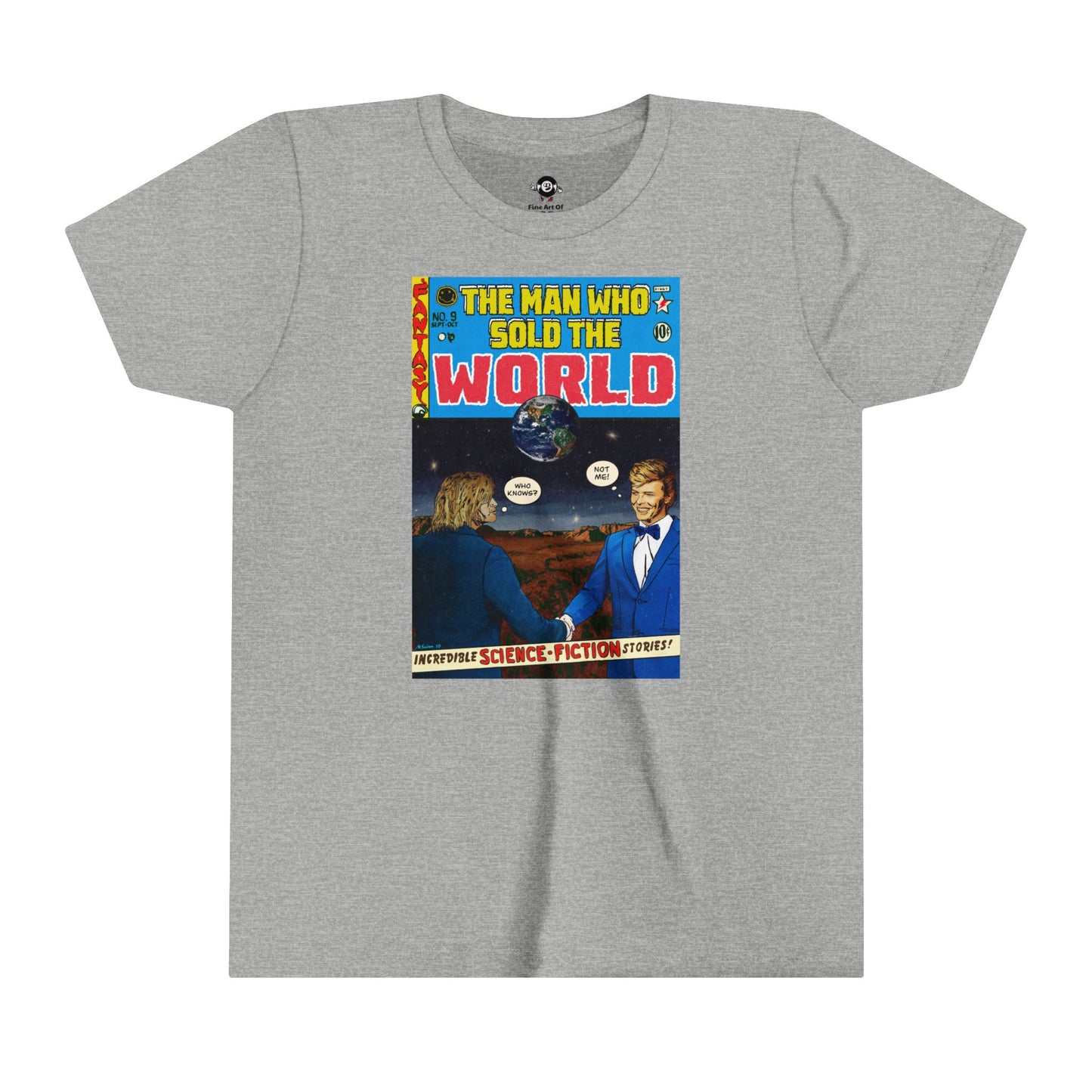 KIDS - Cobain & Bowie - The Man Who Wold The World - Youth Short Sleeve Tee