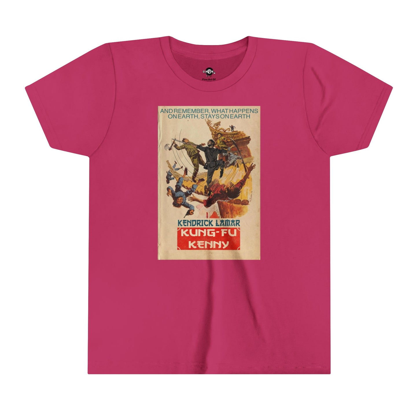 KIDS - Kendrick Lamar- Kung Fu Kenny - Youth Short Sleeve Tee