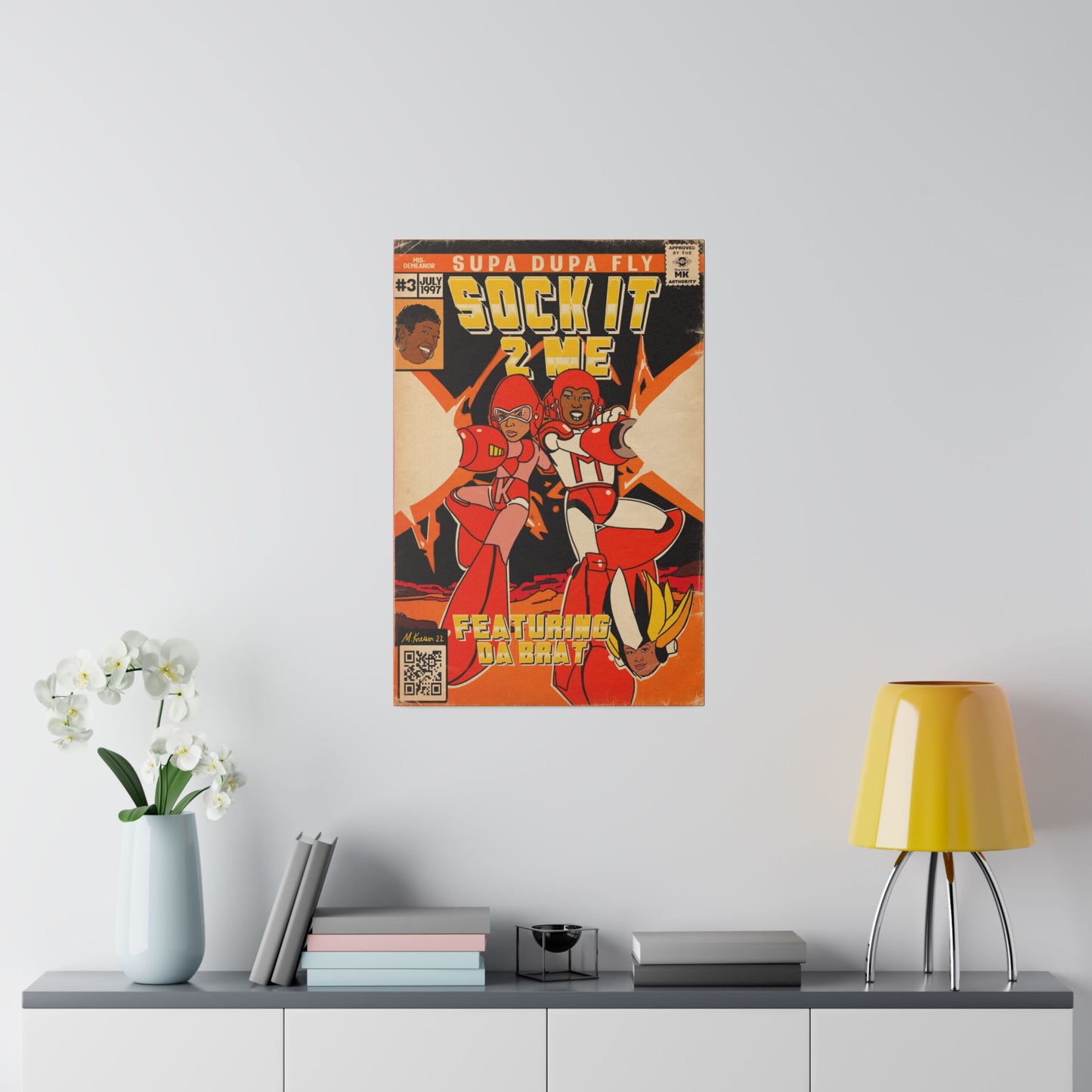 Sock It To Me - Matte Canvas, Stretched