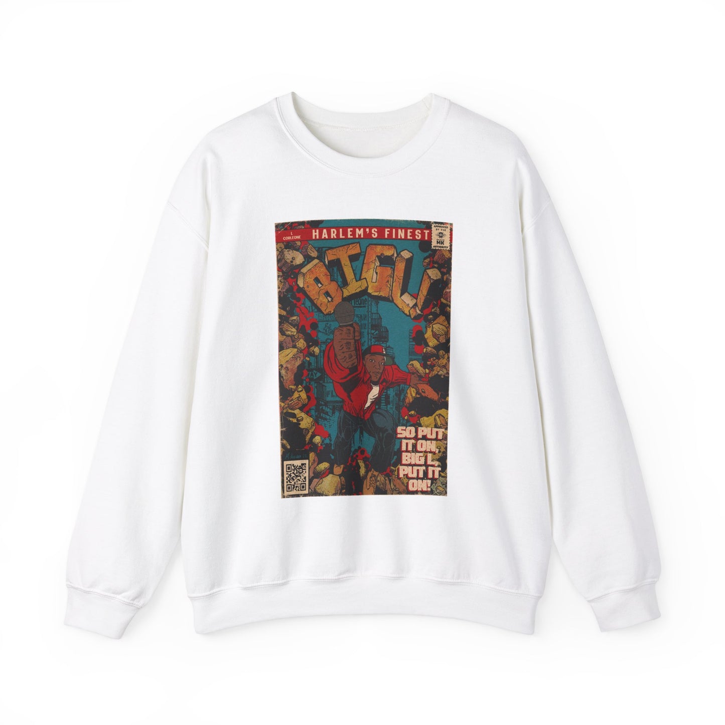 Big L - Put it on - Unisex Heavy Blend™ Crewneck Sweatshirt