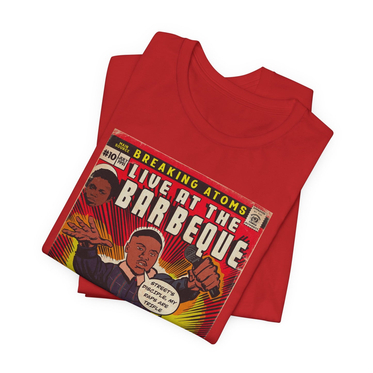 Main Source & Nas - Live at the Barbeque - Unisex Jersey Short Sleeve Tee