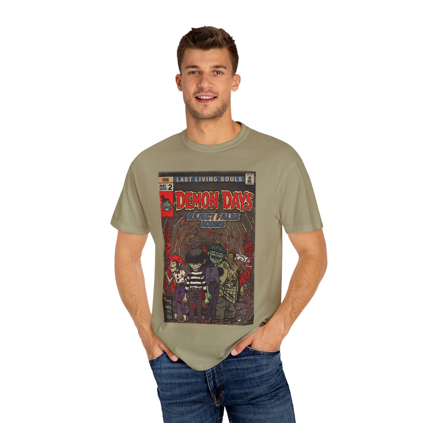 Demon Days - Unisex Garment-Dyed T-shirt