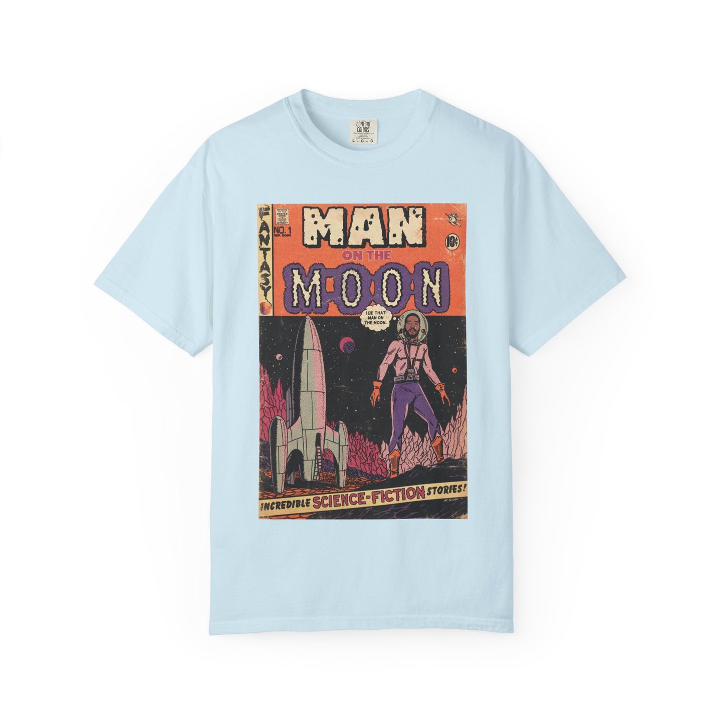Man on the Moon - Unisex Comfort Colors T-shirt