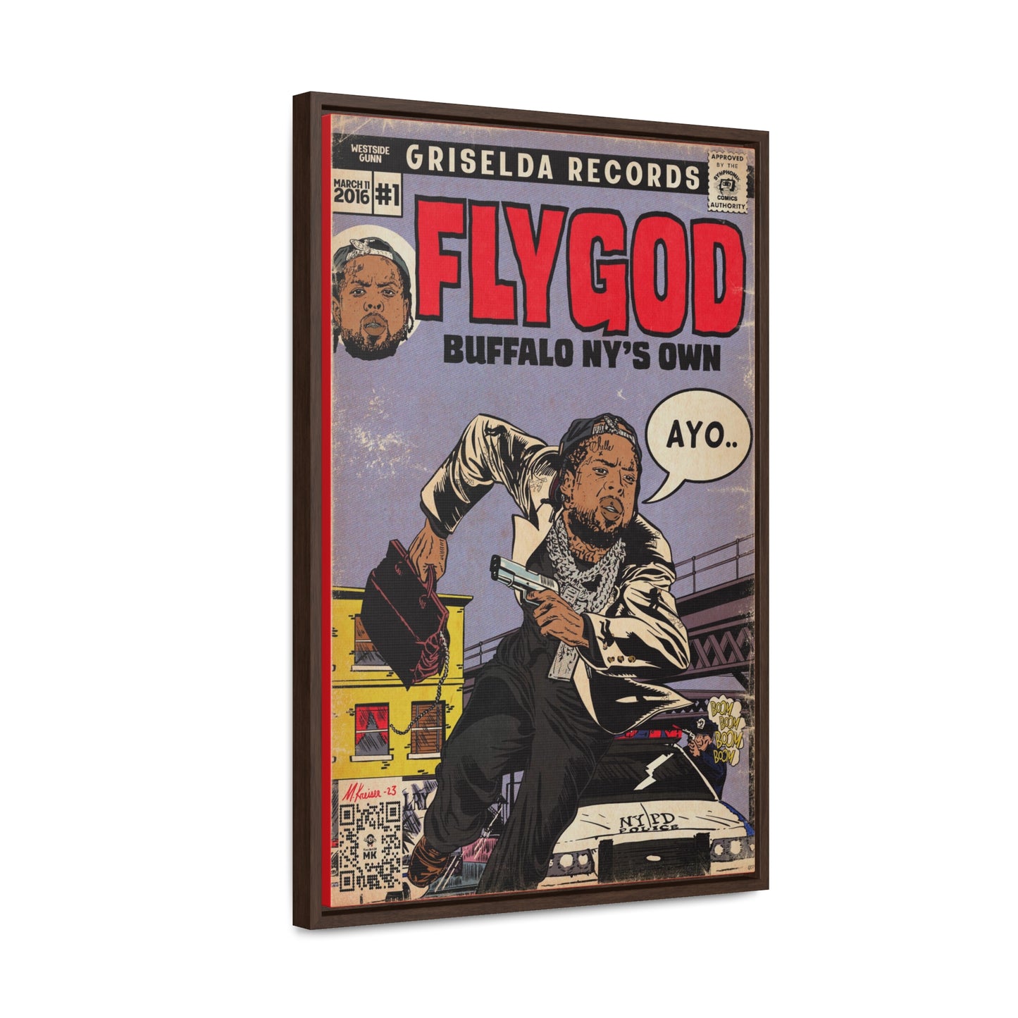 Westside Gunn - Flygod - Gallery Canvas Wraps, Vertical Frame
