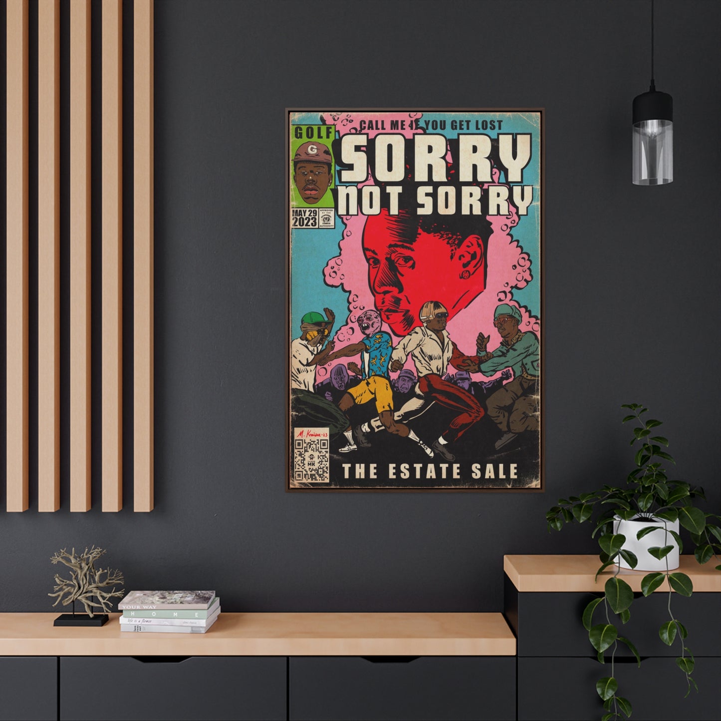 Tyler, The Creator - Sorry Not Sorry - Gallery Canvas Wraps, Vertical Frame