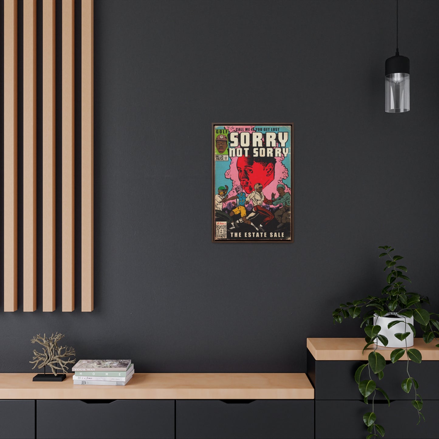 Tyler, The Creator - Sorry Not Sorry - Gallery Canvas Wraps, Vertical Frame