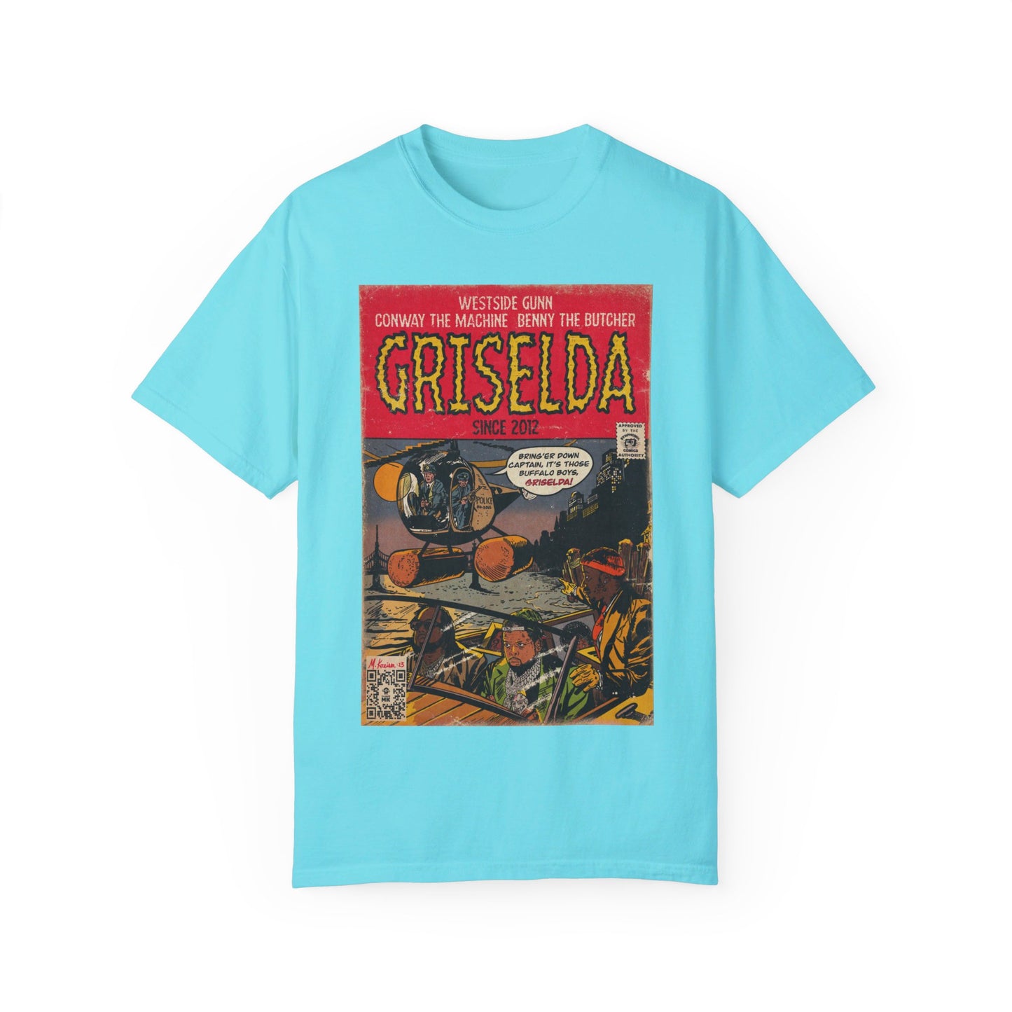 Griselda - Comic Book Art - Unisex Garment-Dyed T-shirt