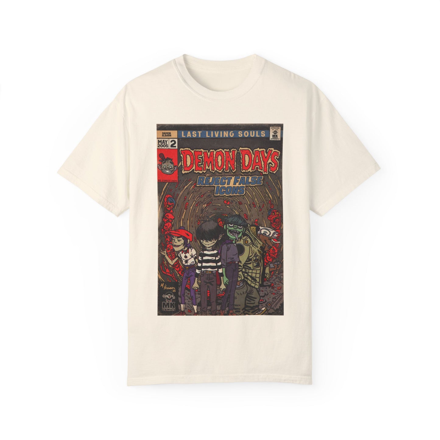 Demon Days - Unisex Garment-Dyed T-shirt