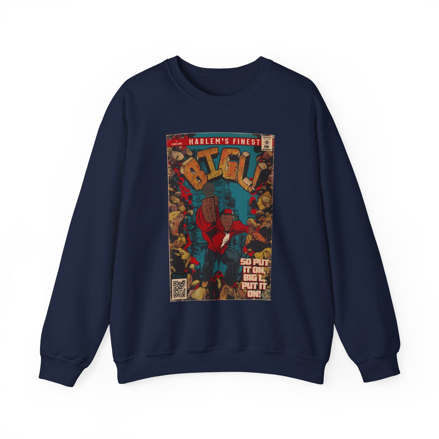 Big L - Put it on - Unisex Heavy Blend™ Crewneck Sweatshirt