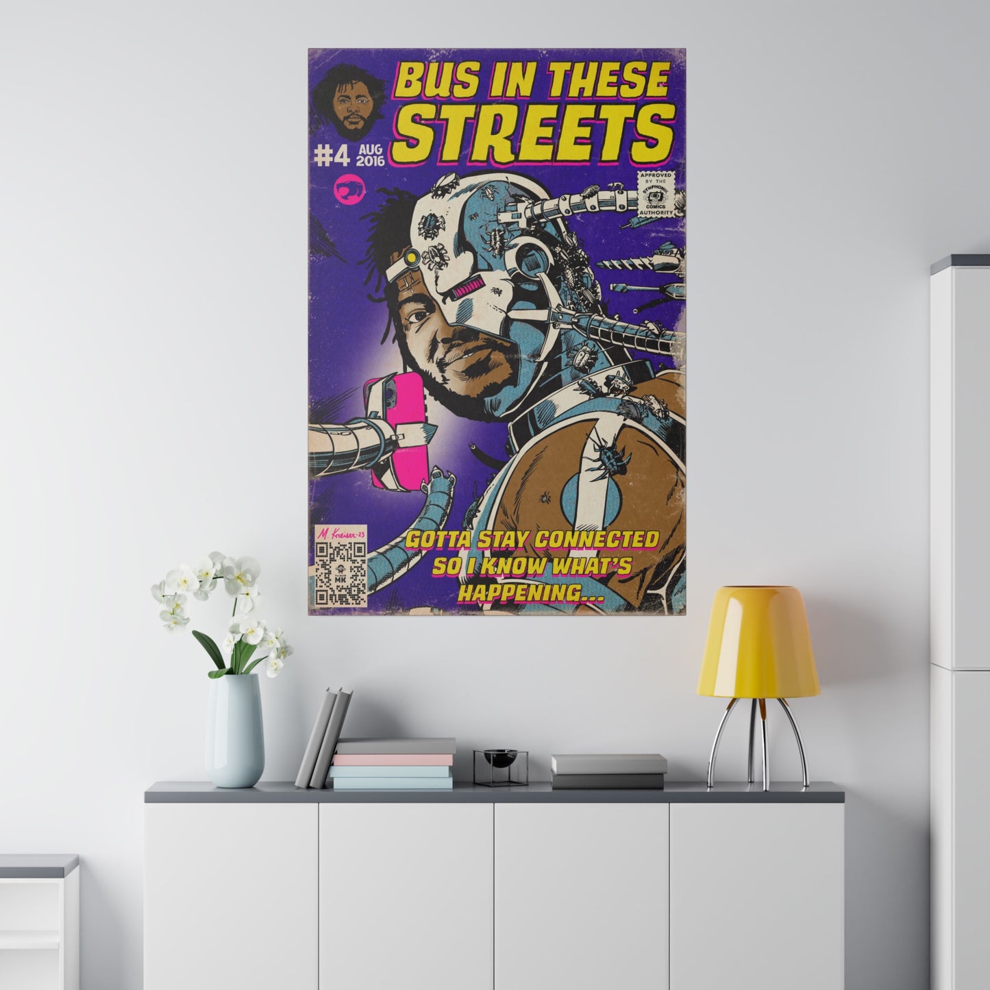 Thundercat - Bus In These Streets - Matte Canvas, Stretched, 0.75"