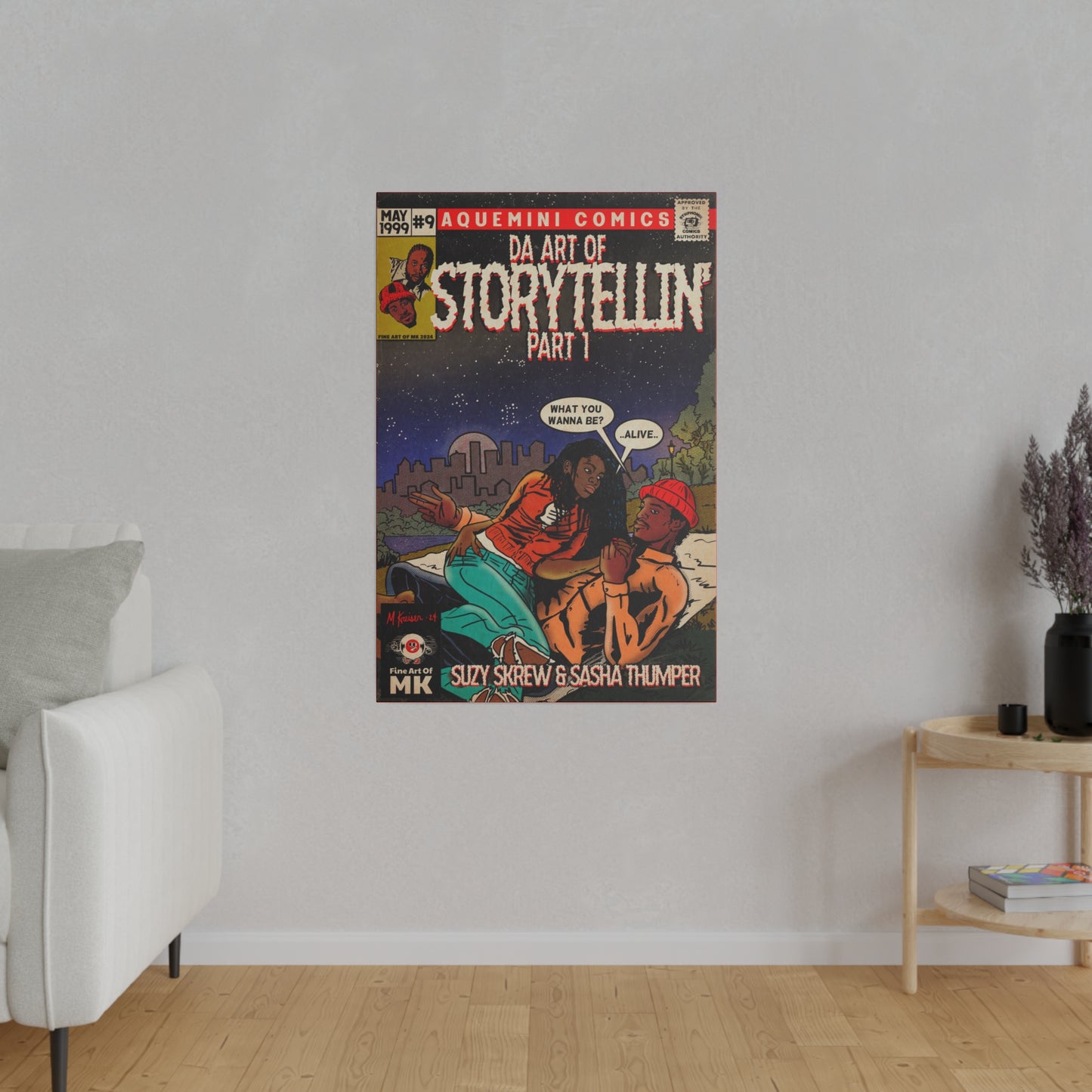 Da Art of Storytellin’ Part 1 - Matte Canvas, Stretched, 0.75"