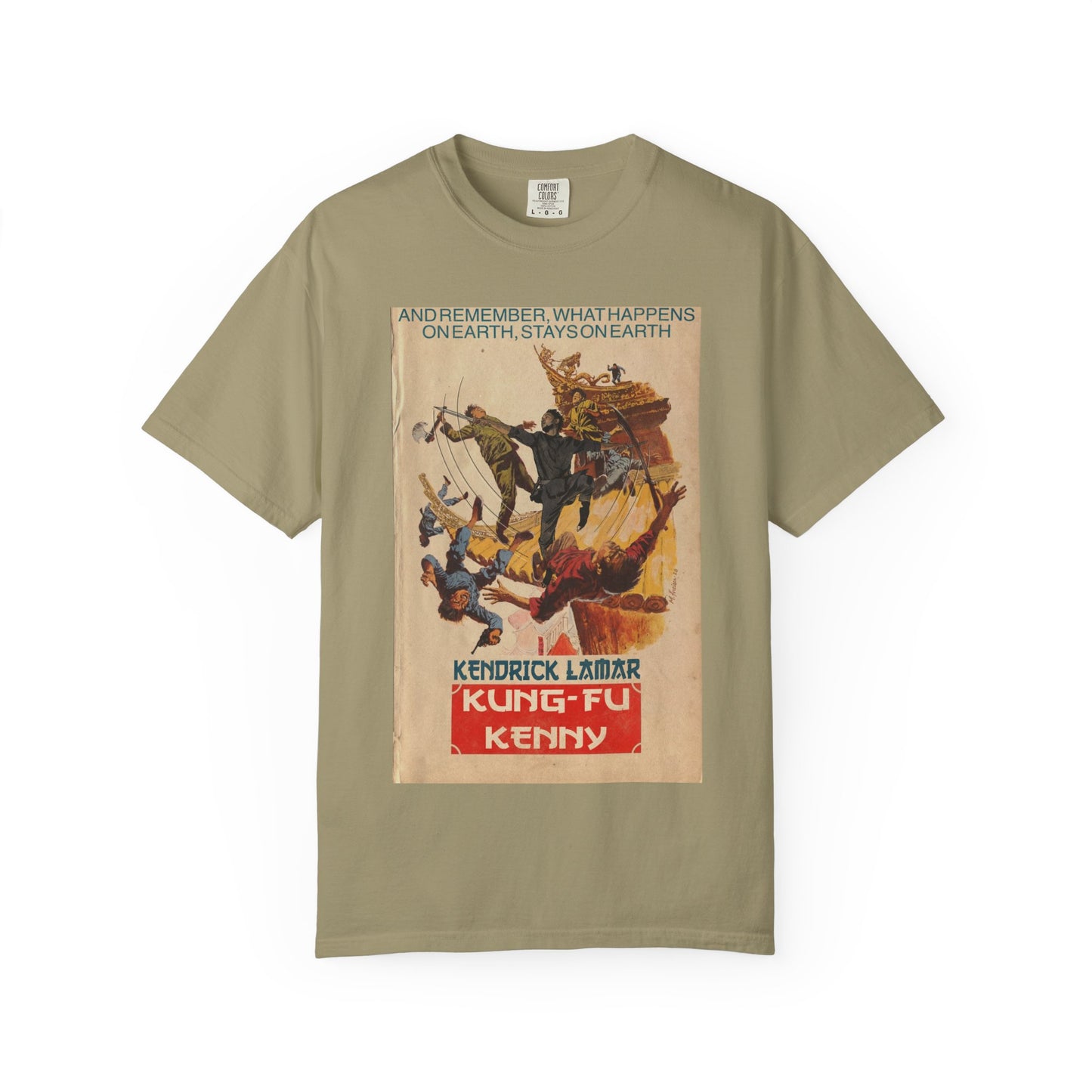 Kendrick Lamar - Kung Fu Kenny - Unisex Comfort Colors T-shirt