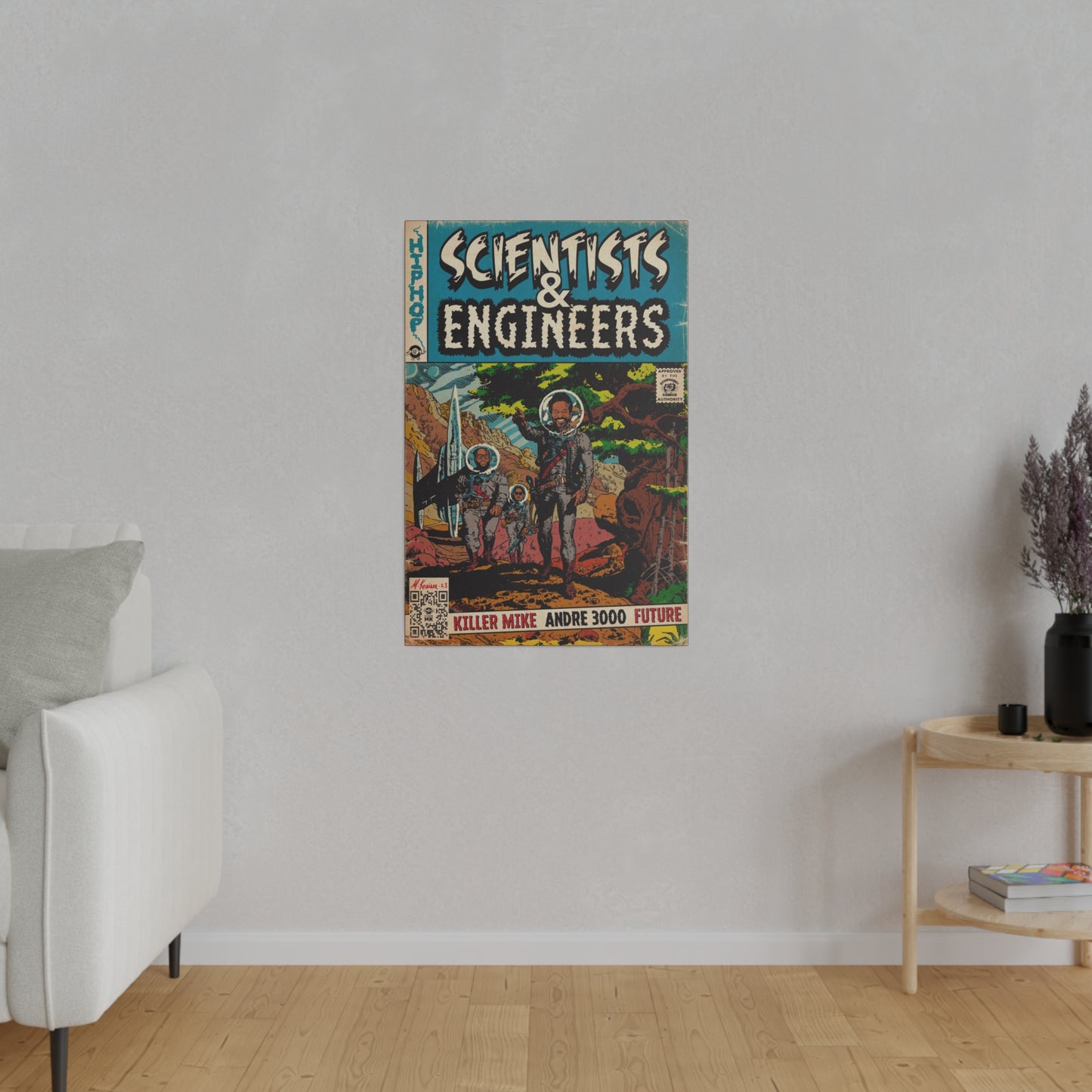 Killer Mike - Scientists & Engineers - Andre 3000 - Future - Matte Canvas, Stretched, 0.75"