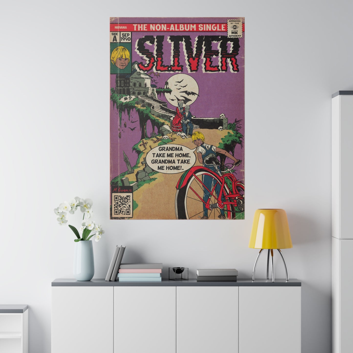 Sliver - Matte Canvas, Stretched