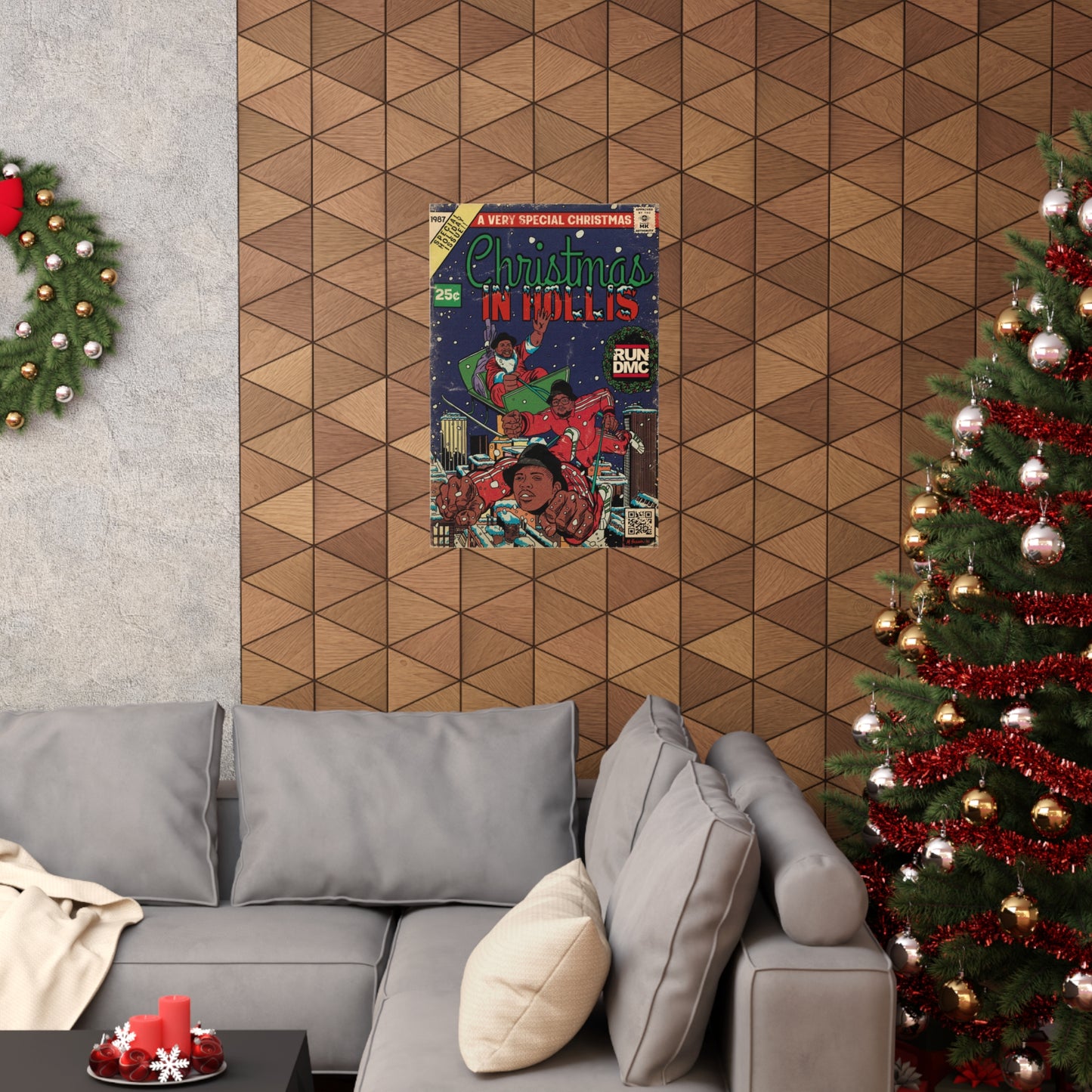 RUN DMC - Christmas In Hollis- Vertical Matte Poster