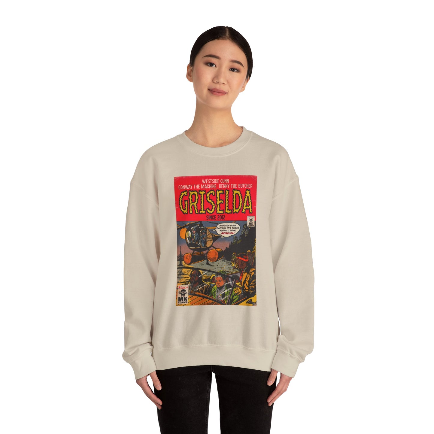 Griselda - Comic Book Art - Unisex Heavy Blend™ Crewneck Sweatshirt