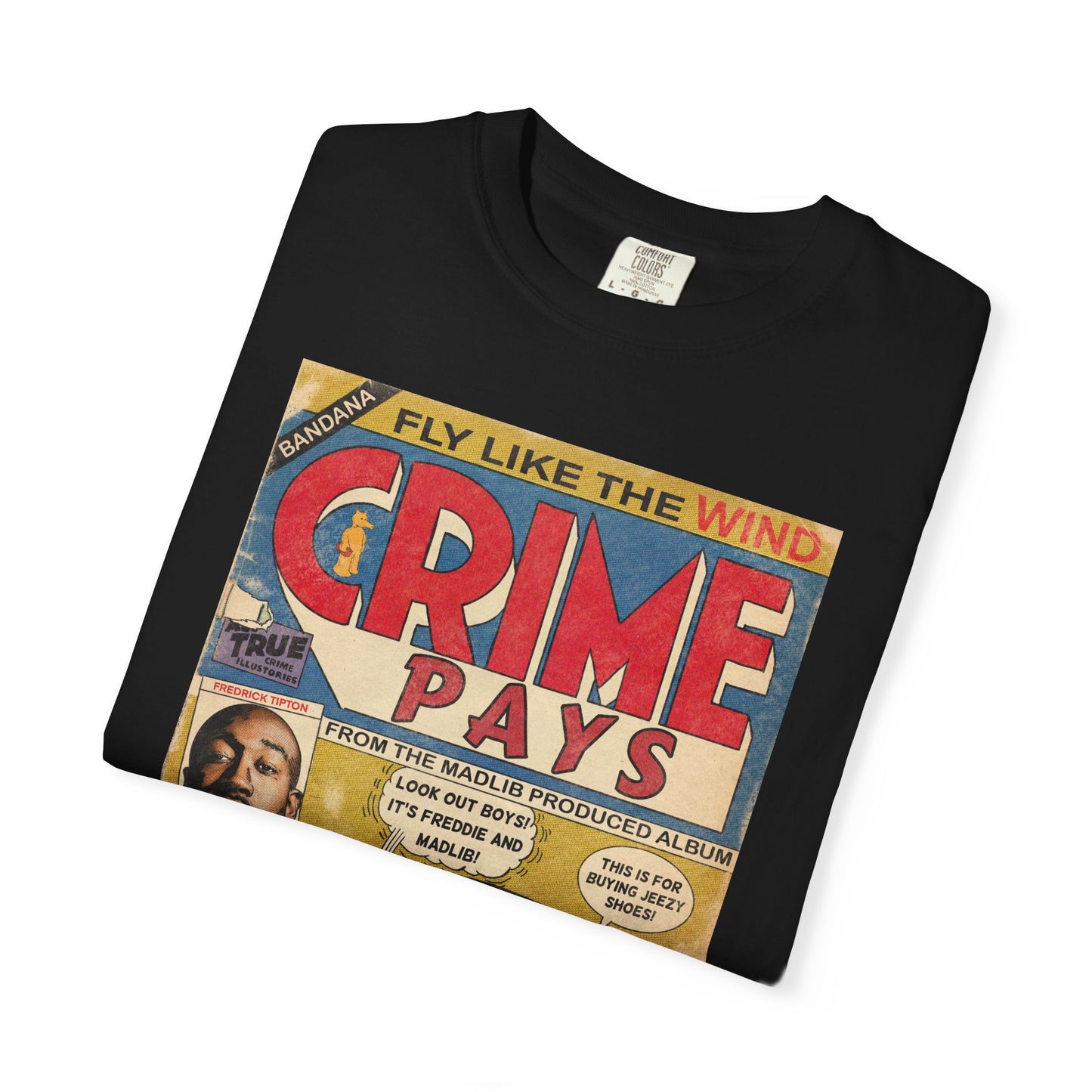 Freddie Gibbs & Madlib - Crime Pays - Unisex Comfort Colors T-shirt