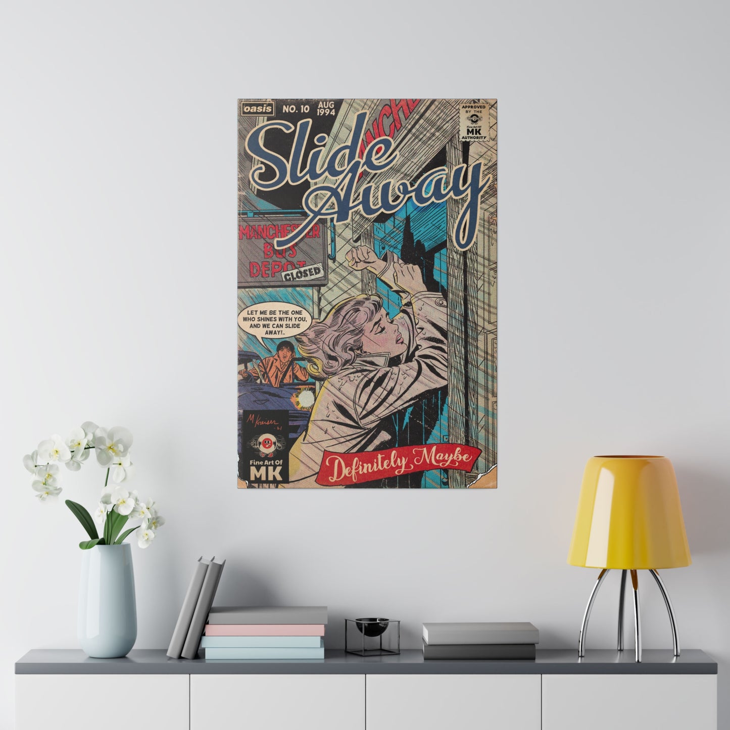 Oasis - Slide Away - Matte Canvas, Stretched, 0.75"