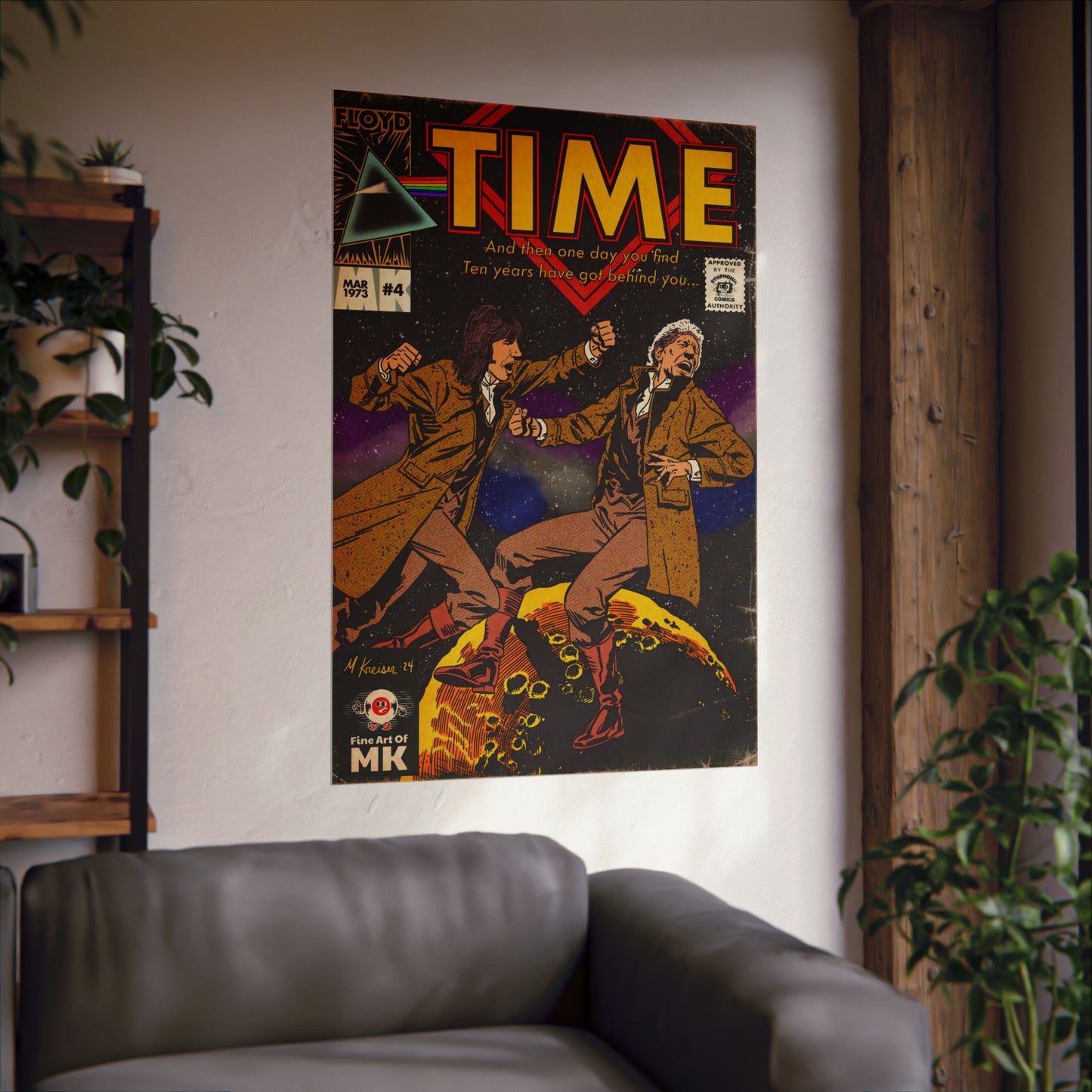 Time - Matte Vertical Poster