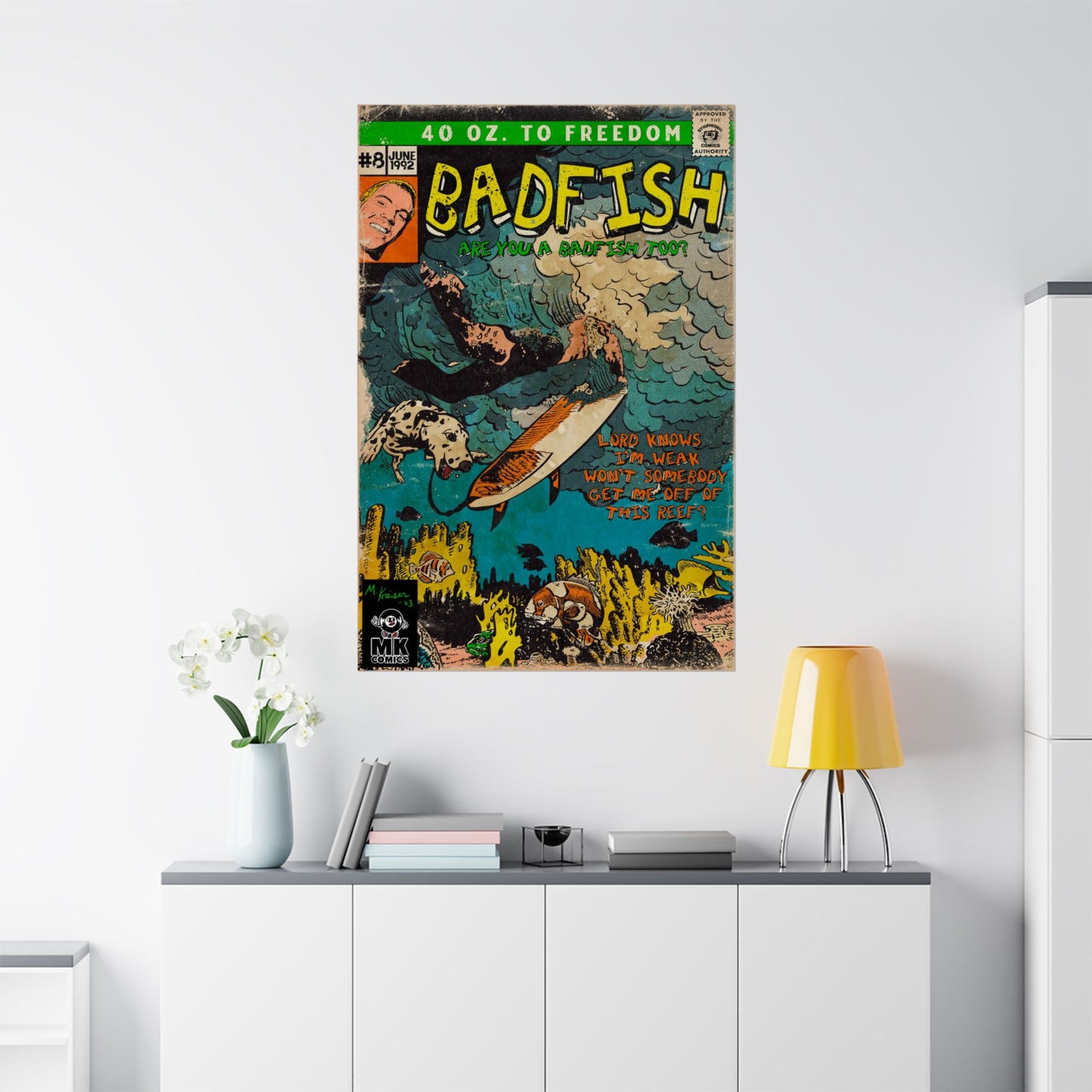 Badfish - Vertical Matte Poster