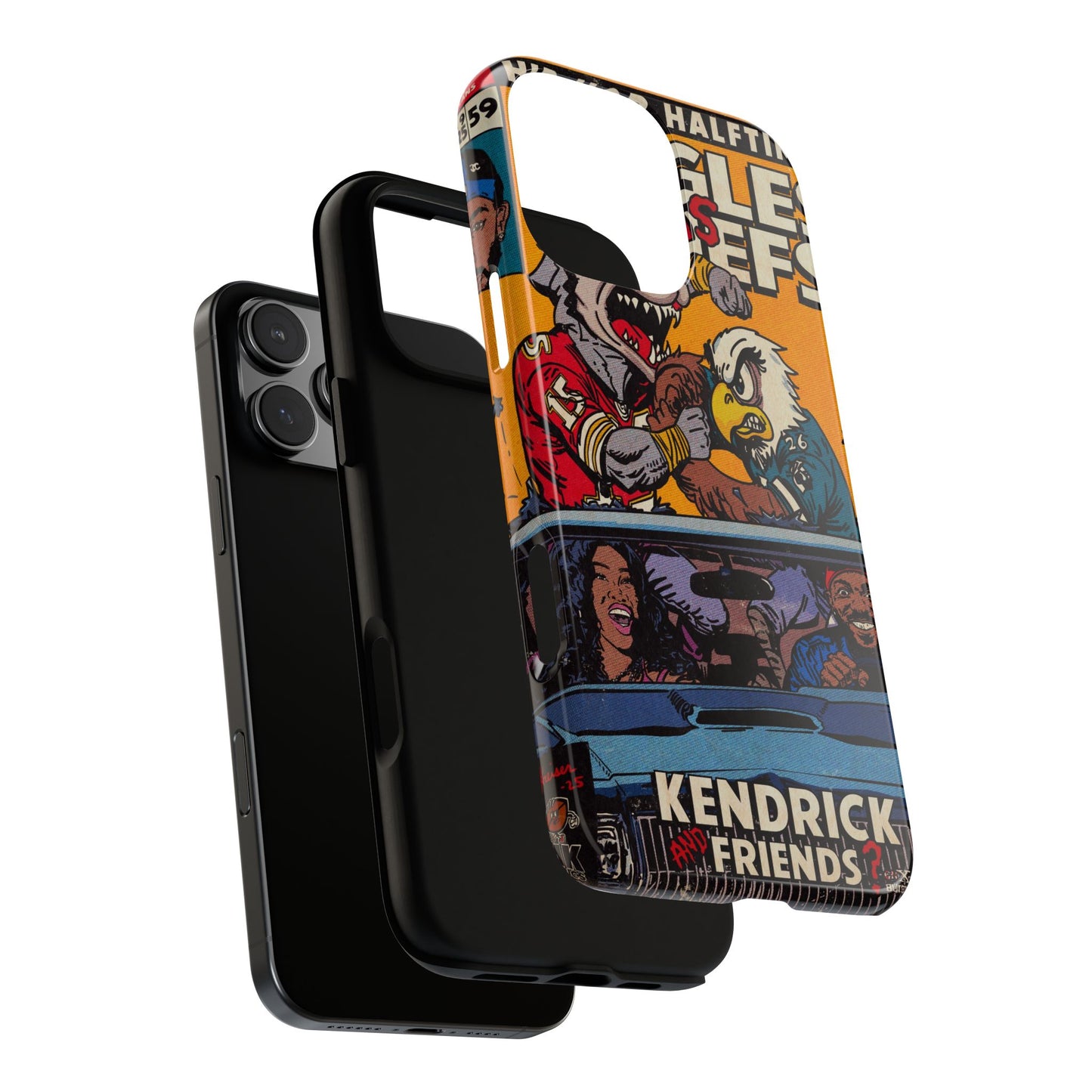 Kendrick & SZA - 2025 Halftime - Eagles vs Chiefs - Tough Phone Cases