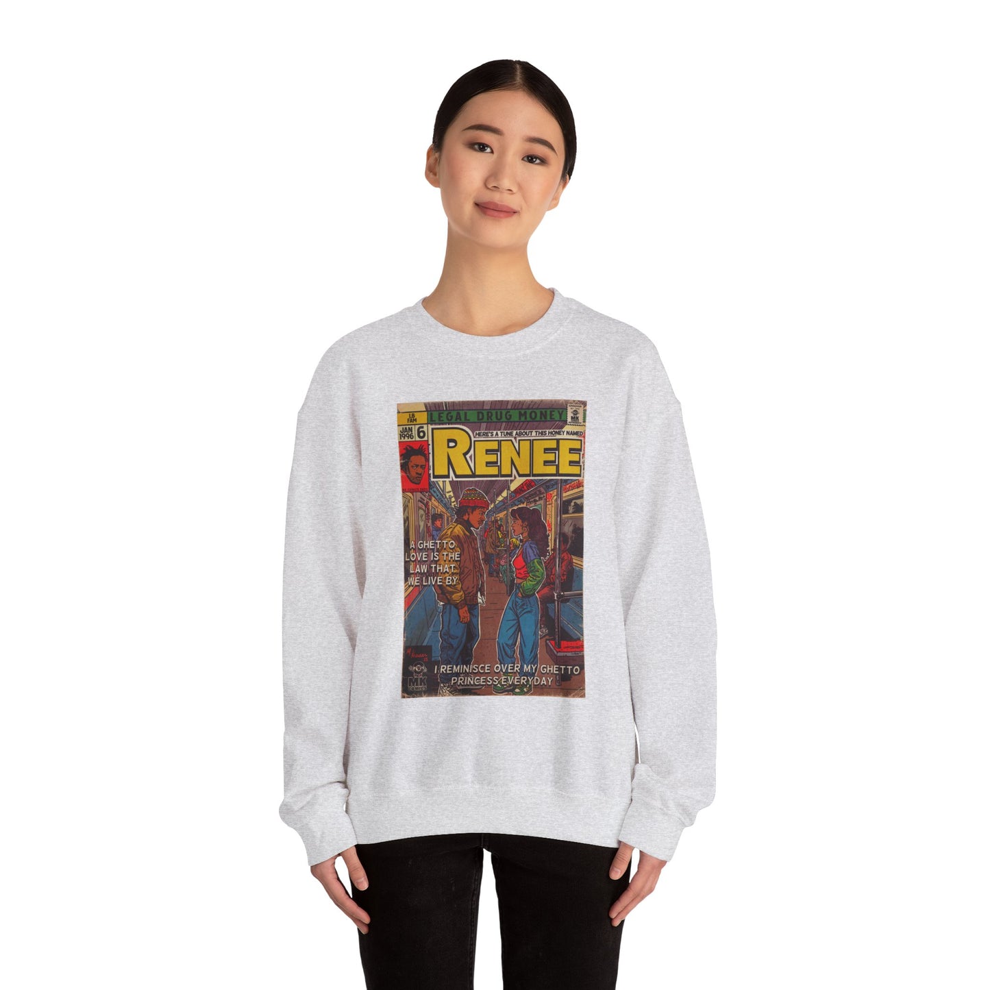 Renee - Unisex Heavy Blend™ Crewneck Sweatshirt