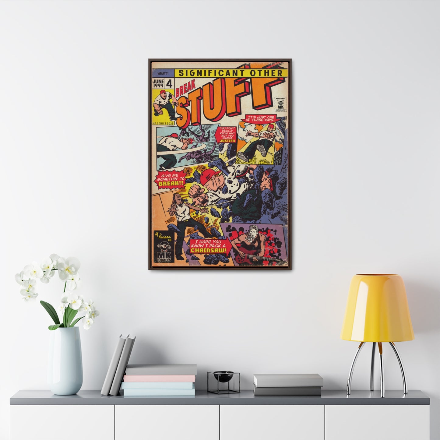 Break Stuff - Gallery Canvas Wraps, Vertical Frame
