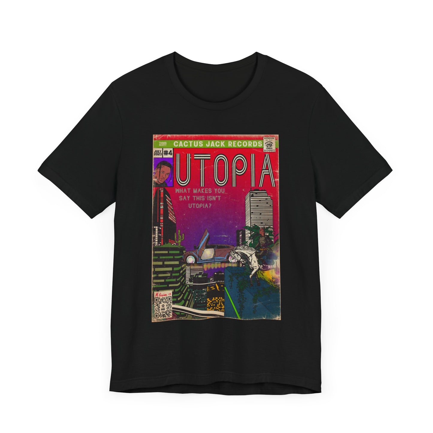 Travis Scott - Utopia - Unisex Jersey Short Sleeve Tee