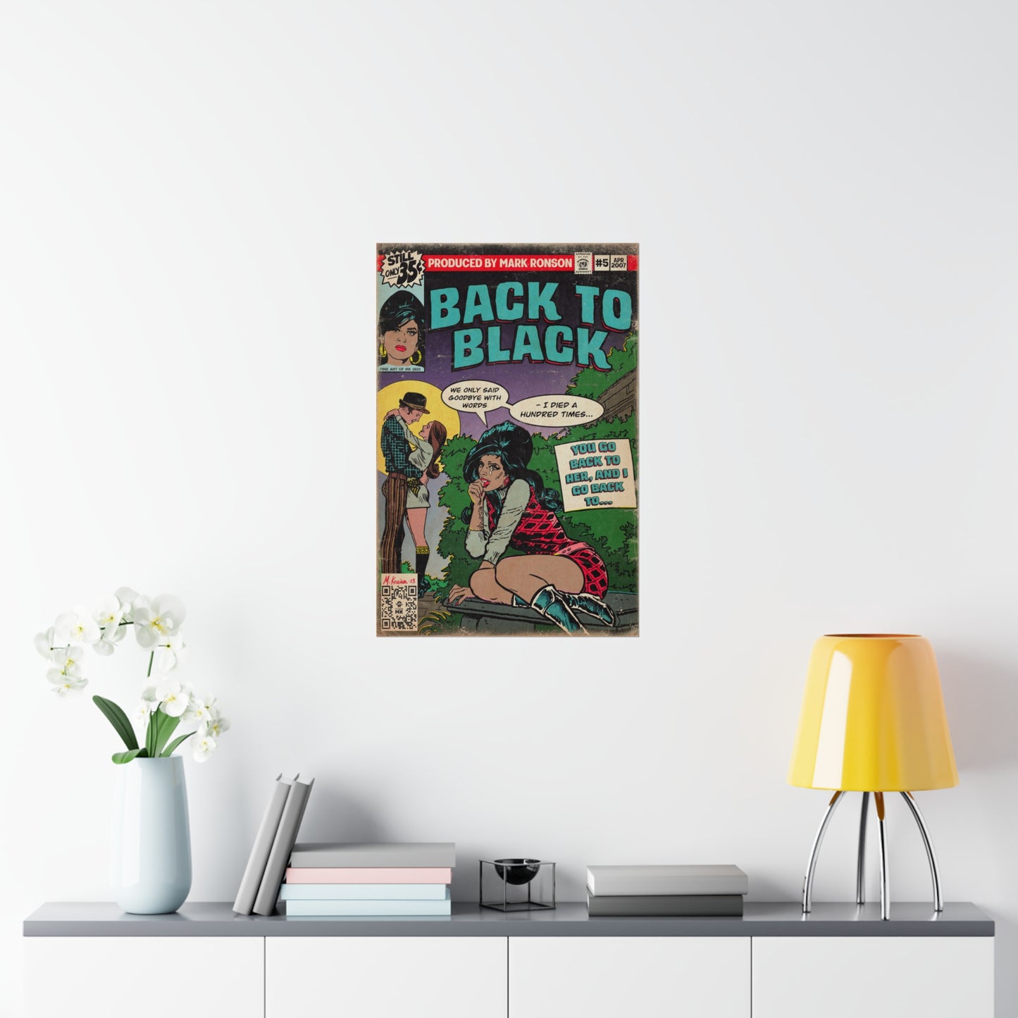 Amy Winehouse - Back to Black - Premium Matte Vertical Poster