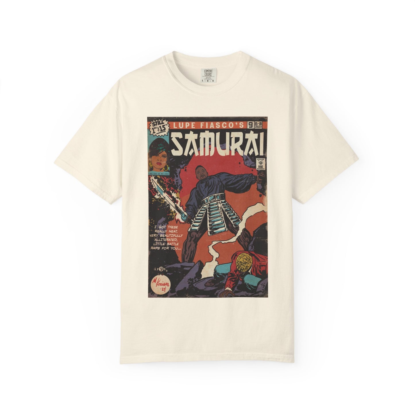 Lupe Fiasco - Samurai - Unisex Comfort Colors T-shirt