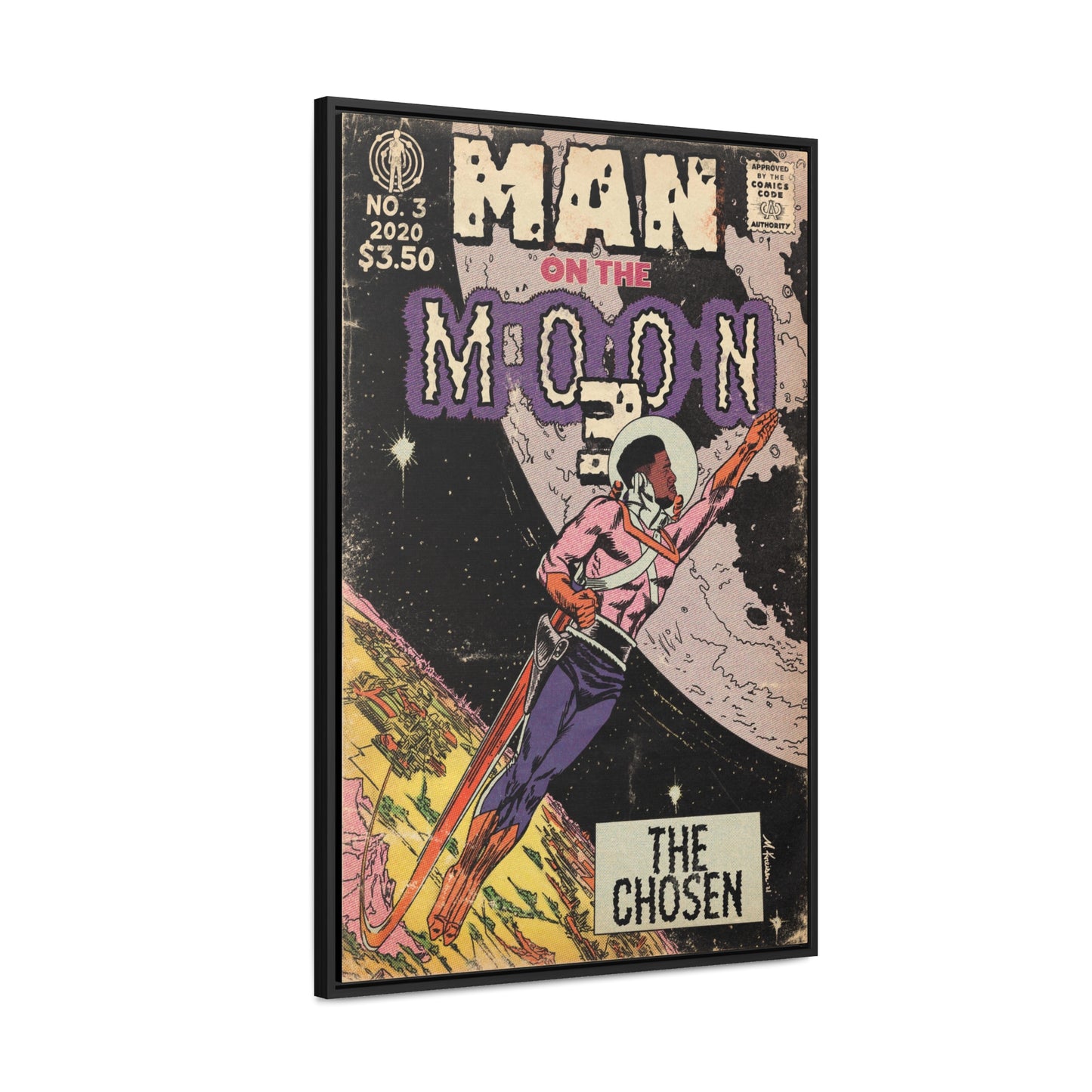 Kid Cudi - Man on the Moon 3 - Gallery Canvas Wraps, Vertical Frame