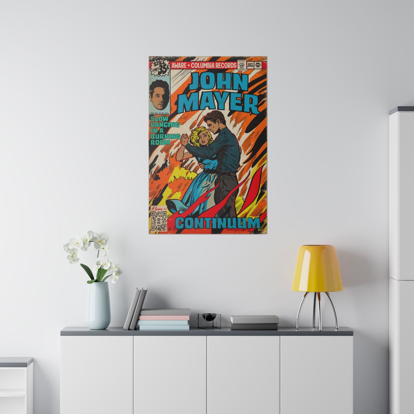 John Mayer - Slow Dancing in a Burning Room - Matte Canvas, Stretched, 0.75"