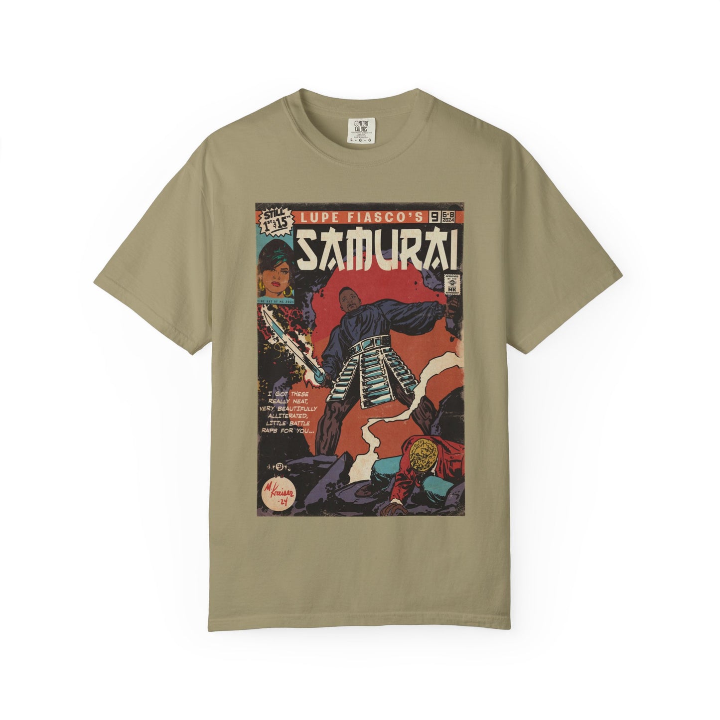 Lupe Fiasco - Samurai - Unisex Comfort Colors T-shirt