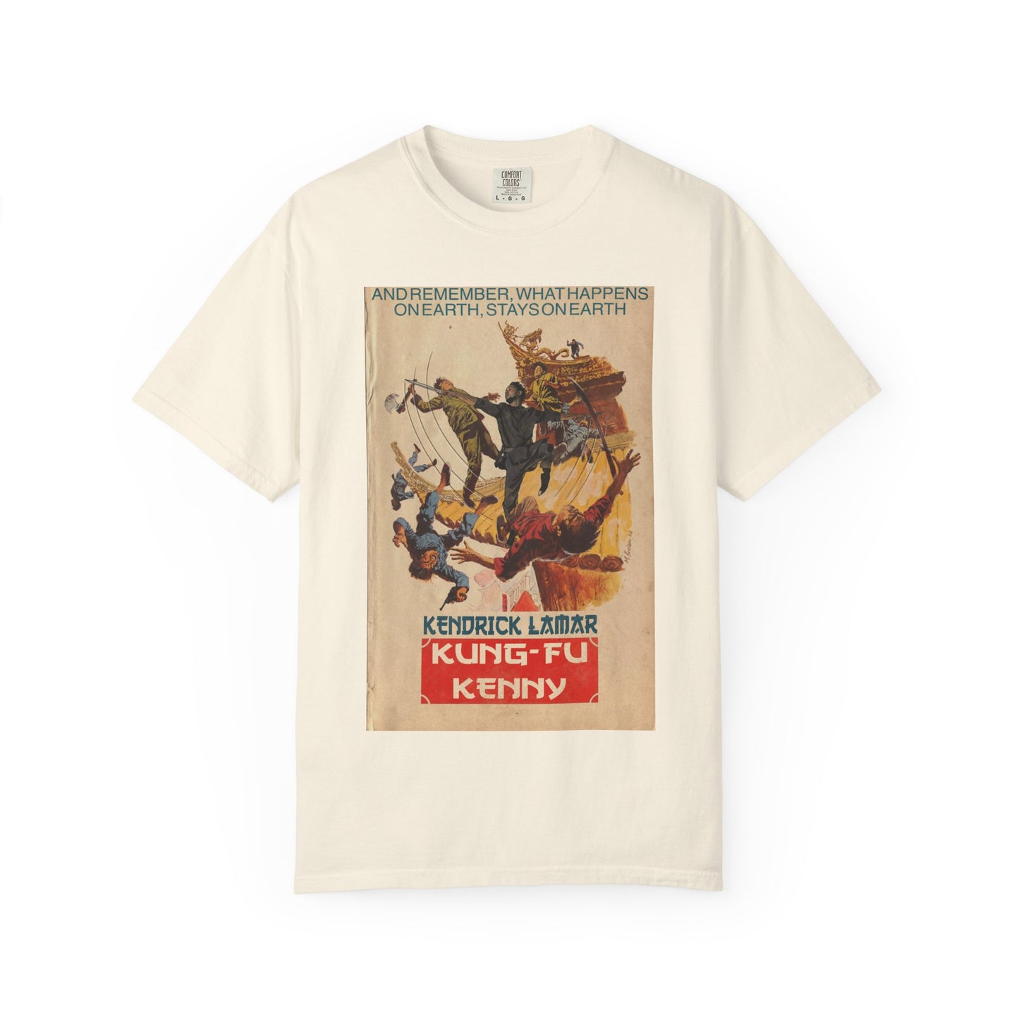 Kendrick Lamar - Kung Fu Kenny - Unisex Comfort Colors T-shirt