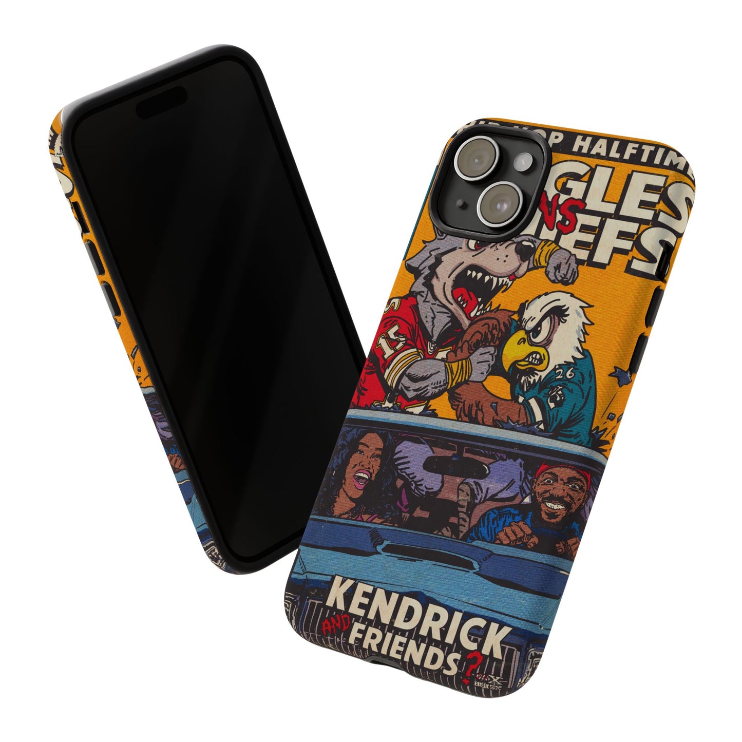 Kendrick & SZA - 2025 Halftime - Eagles vs Chiefs - Tough Phone Cases