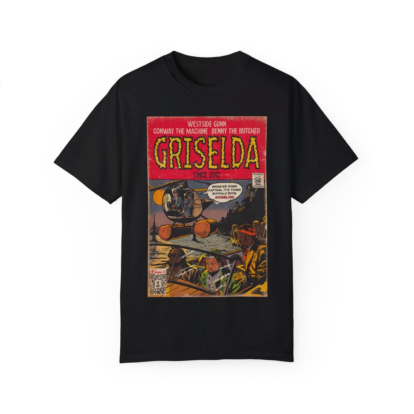 Griselda - Comic Book Art - Unisex Garment-Dyed T-shirt
