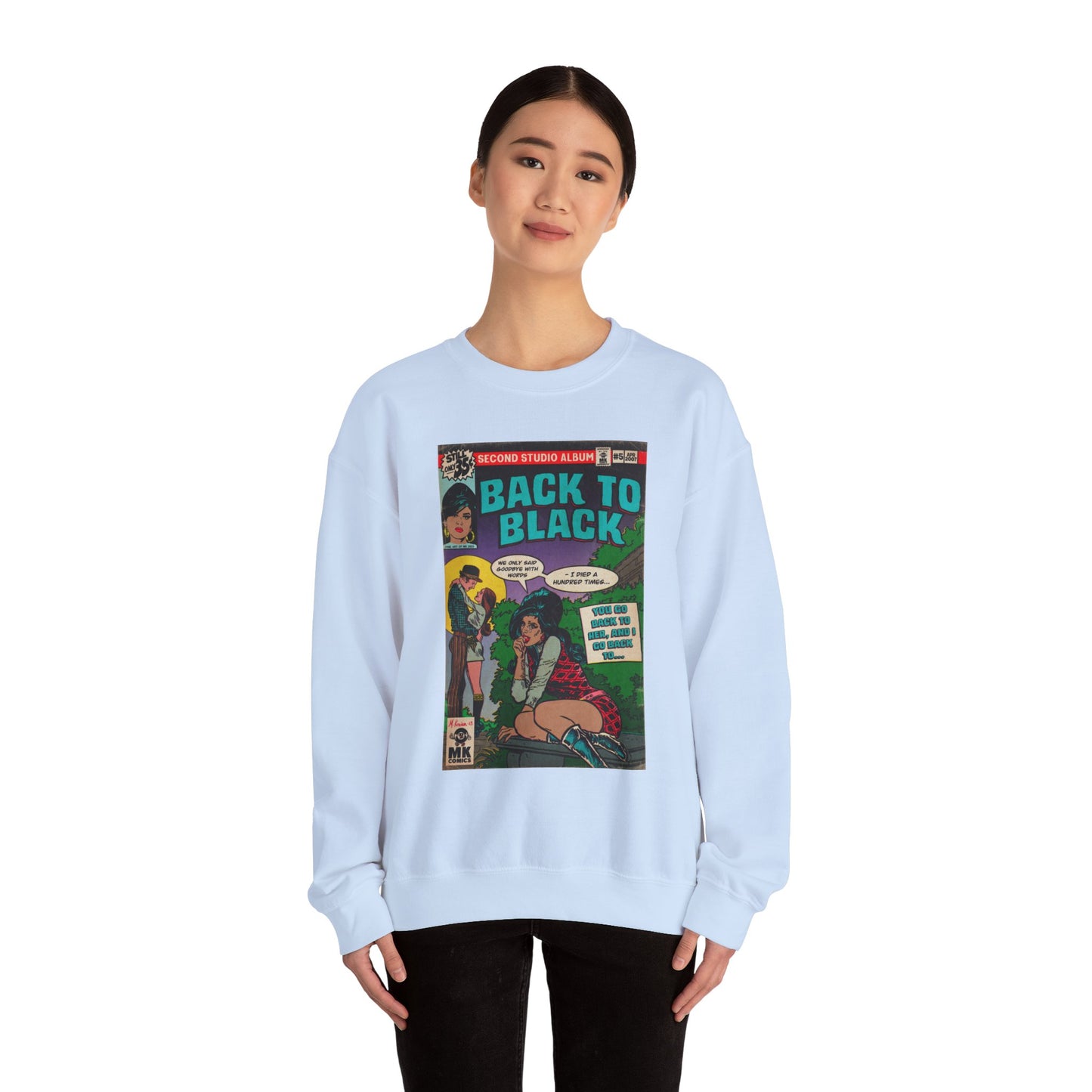 Back to Black - Unisex Heavy Blend™ Crewneck Sweatshirt
