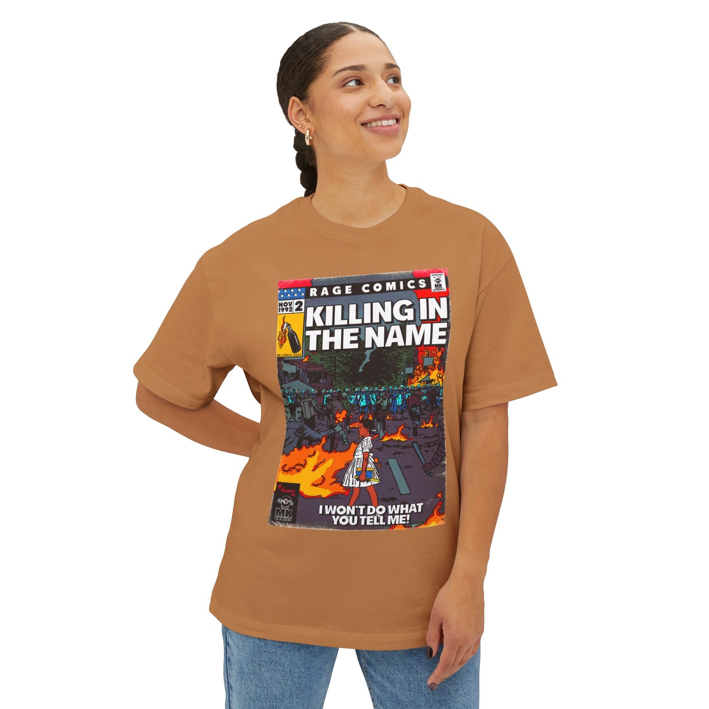 Rage - Killing In the Name - Unisex Oversized Boxy Tee
