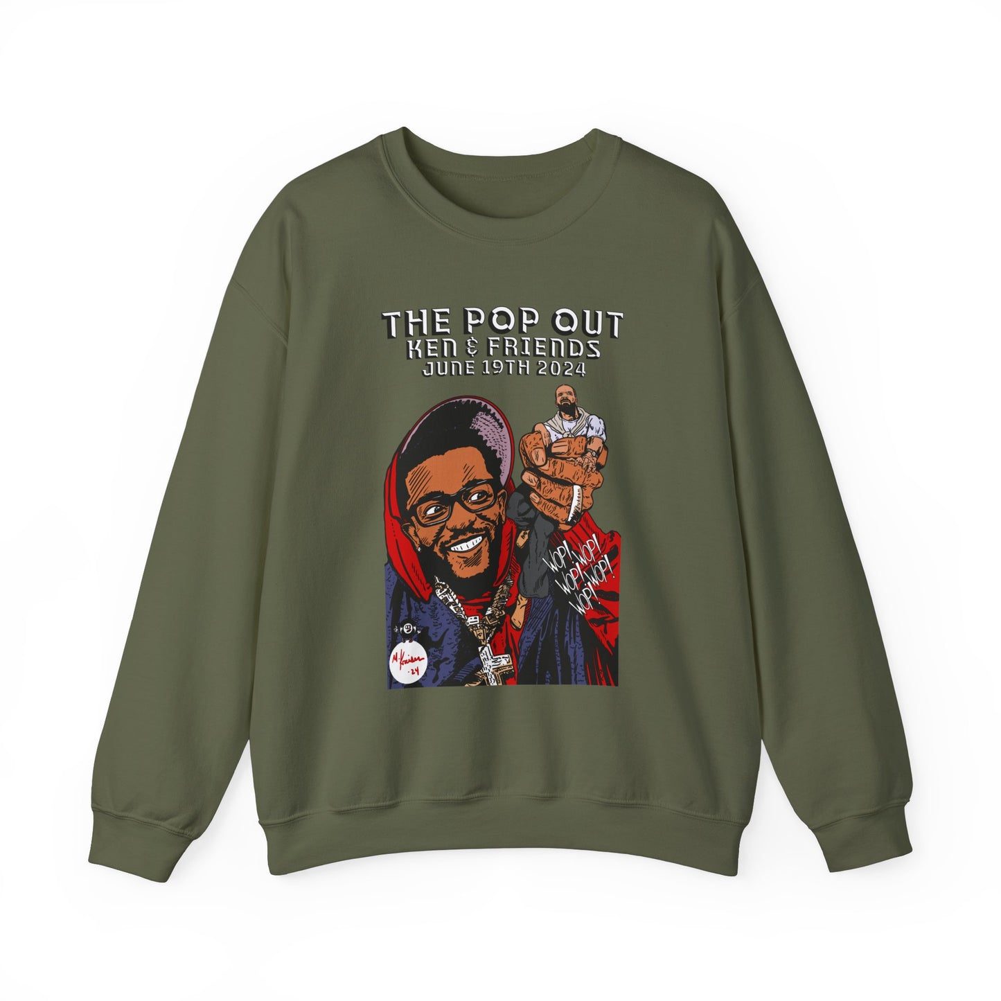 Kendrick Lamar - The Pop Out - Unisex Heavy Blend™ Crewneck Sweatshirt