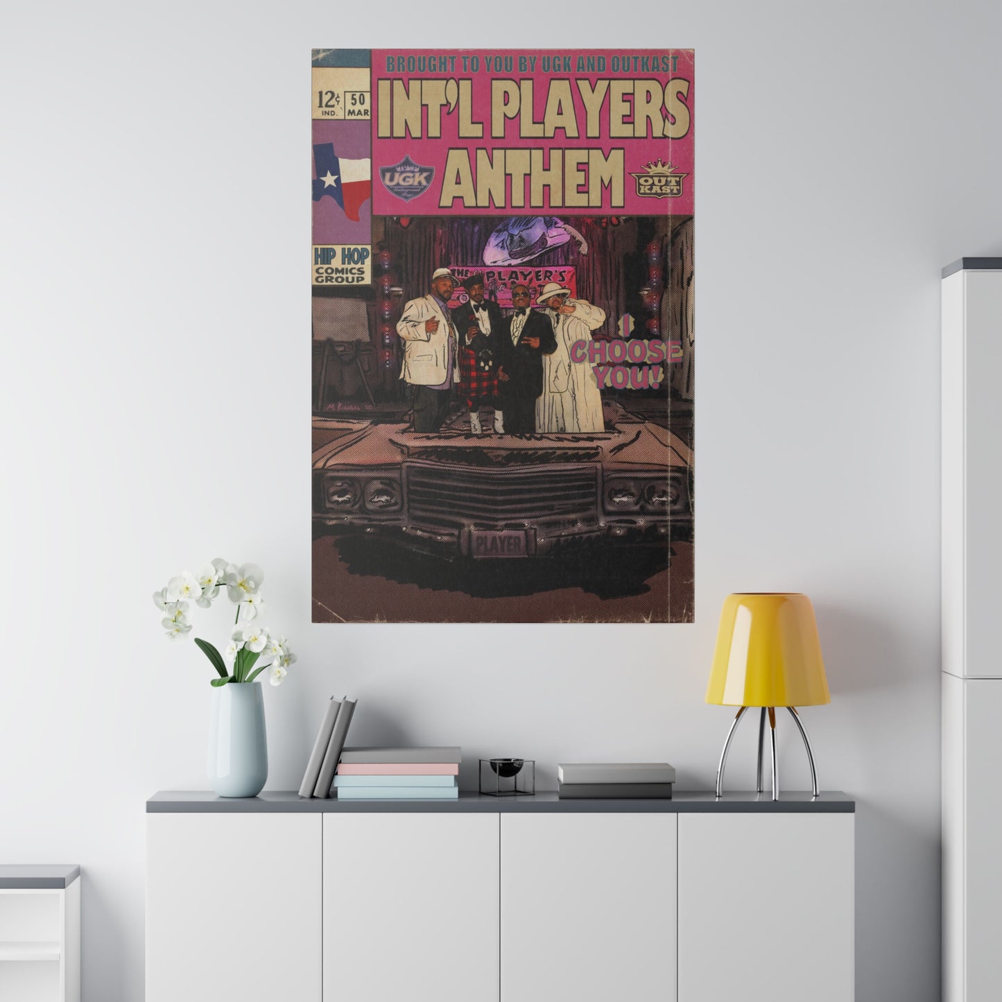 UGK & Outkast - Int’l Players Anthem (I Choose You) - Matte Canvas, Stretched, 0.75"