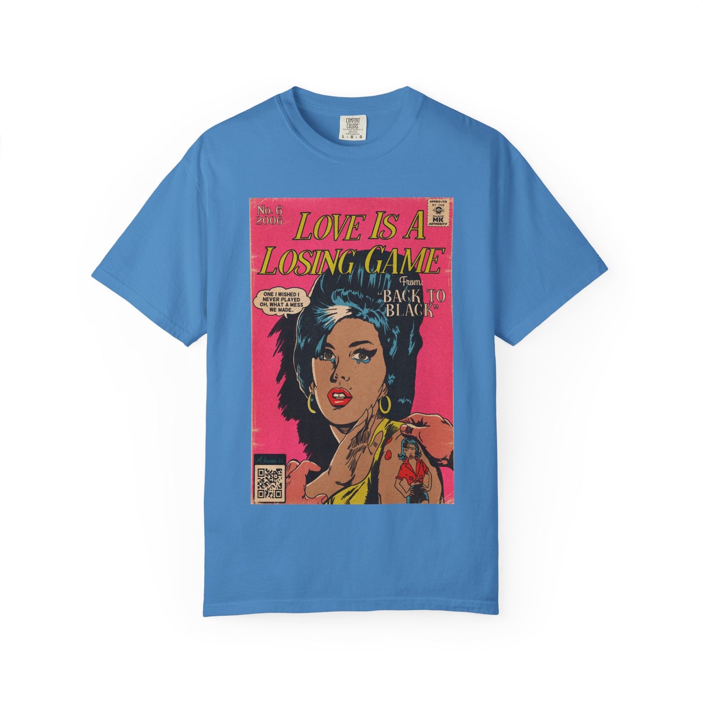 Amy Winehouse - Love is a Losing Game - Unisex Comfort Colors T-shirt