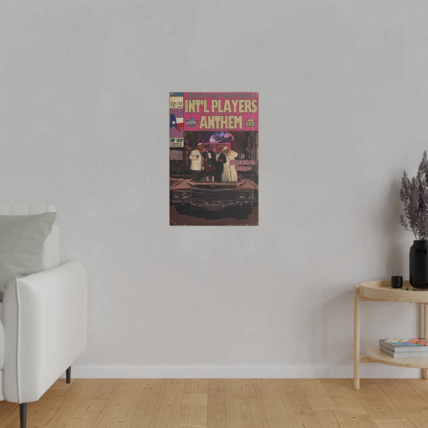 UGK & Outkast - Int’l Players Anthem (I Choose You) - Matte Canvas, Stretched, 0.75"