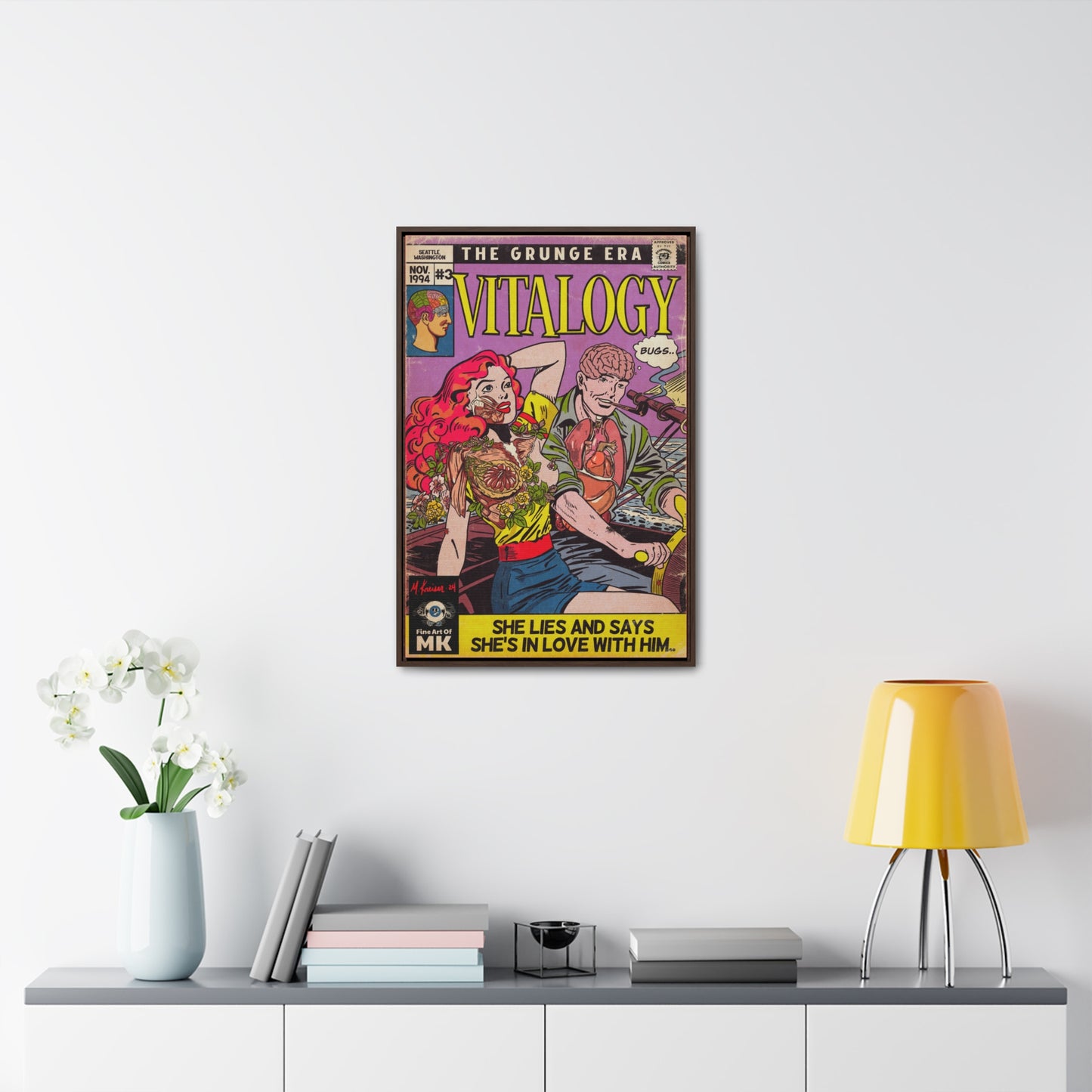 Vitalogy - Gallery Canvas Wraps, Vertical Frame
