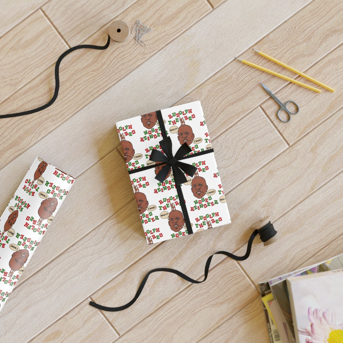 DMX - Rudolph - Christmas- Gift Wrapping Paper Rolls, 1pc