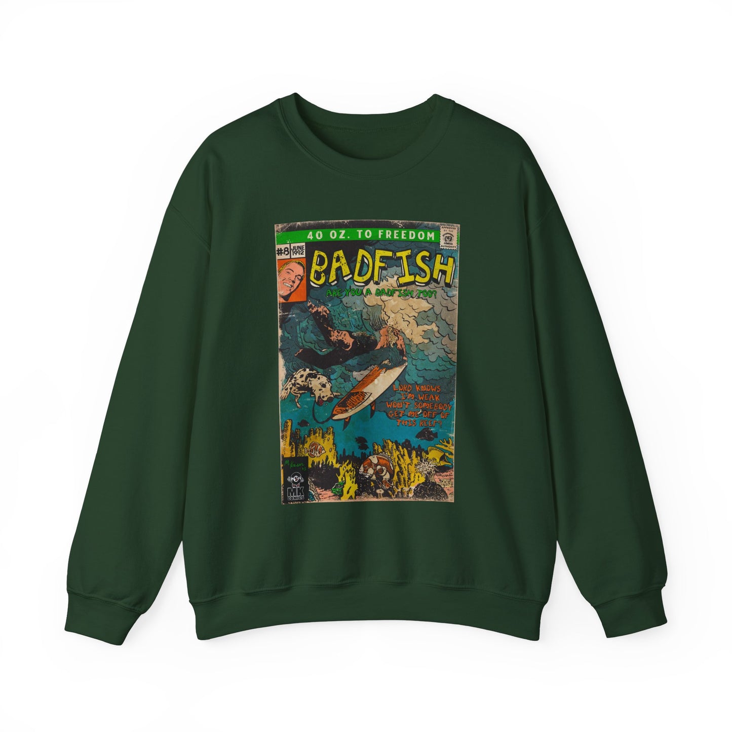 Badfish - Unisex Heavy Blend™ Crewneck Sweatshirt