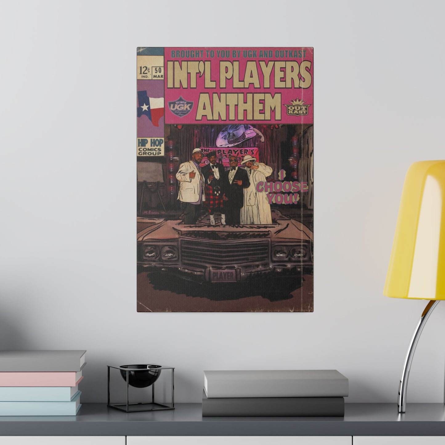 UGK & Outkast - Int’l Players Anthem (I Choose You) - Matte Canvas, Stretched, 0.75"